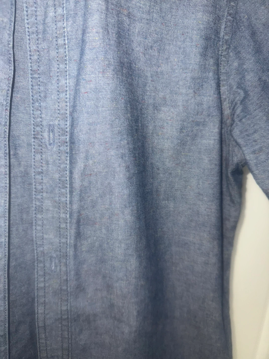 GAP 1969 Chambray Short Sleeve Button Up Shirt - photo 3