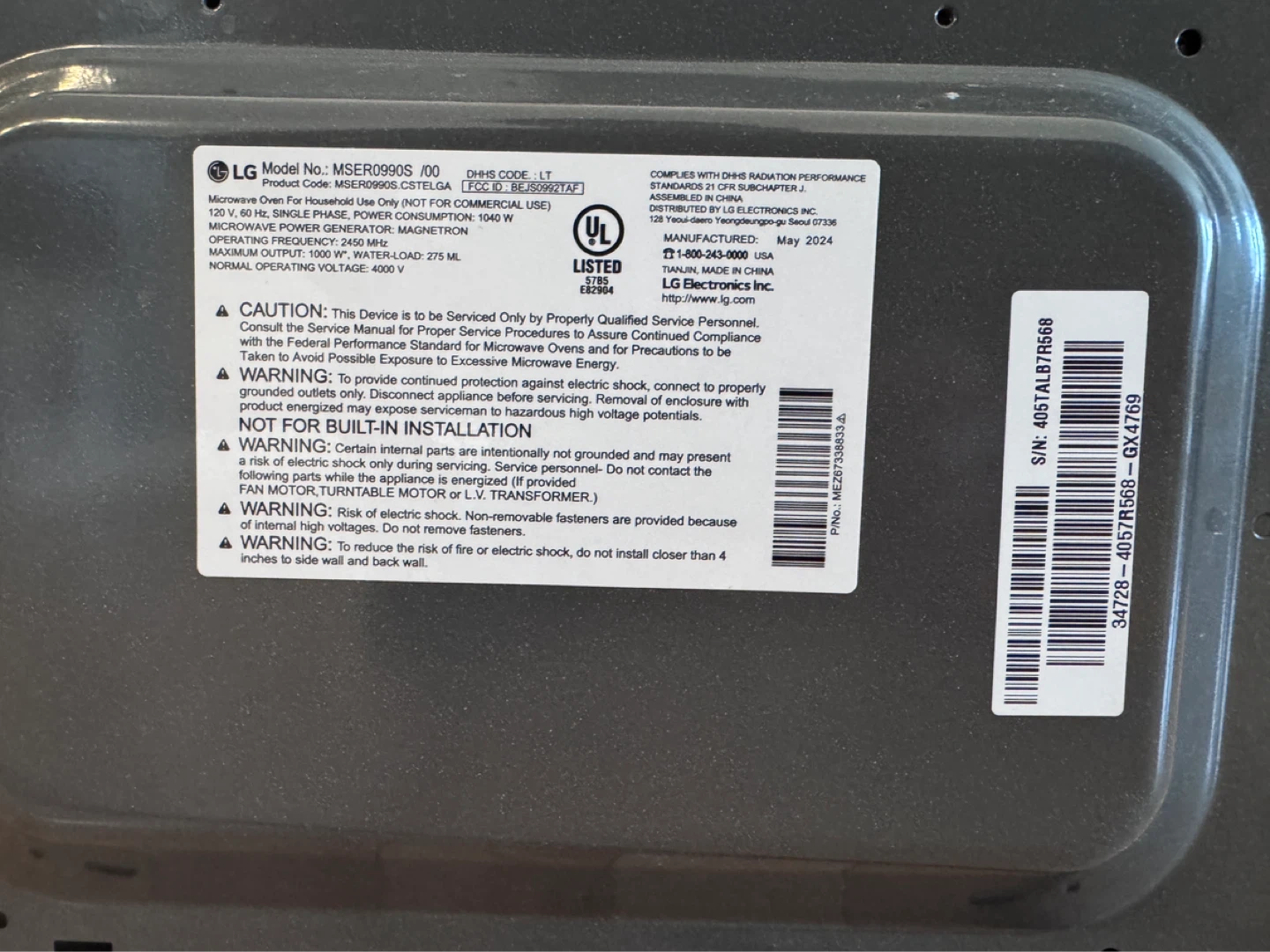 LG Microwave Oven - photo 5