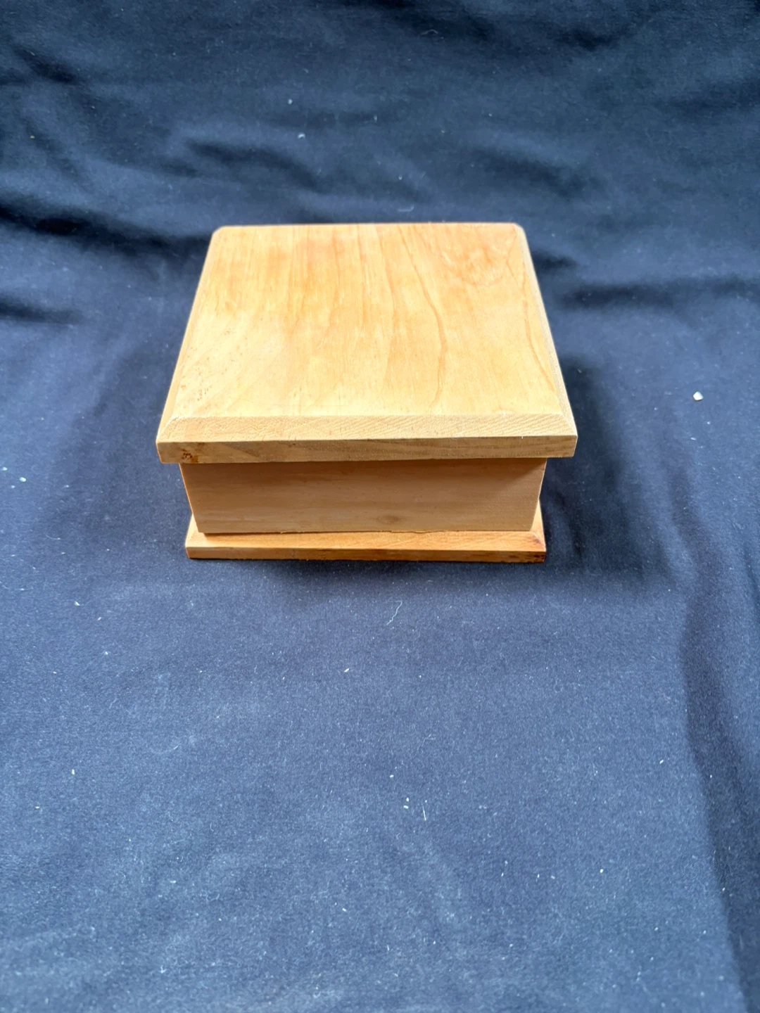 Square Wooden Keepsake Box