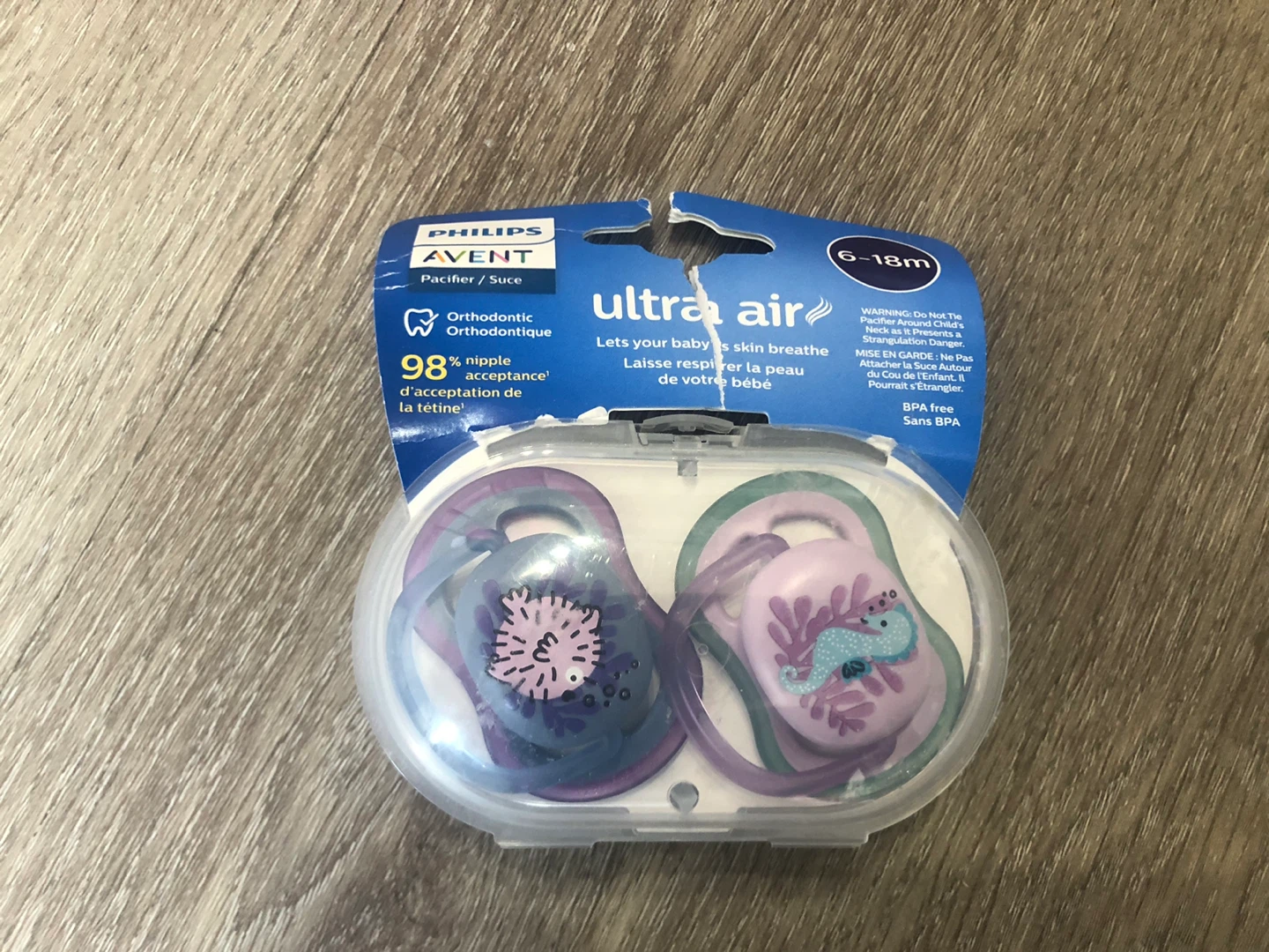 Philips Avent Ultra Air Pacifiers 6-18m
