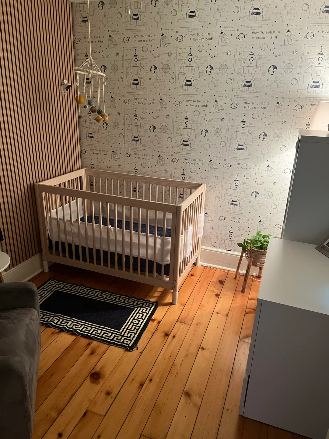 Wooden Baby Crib