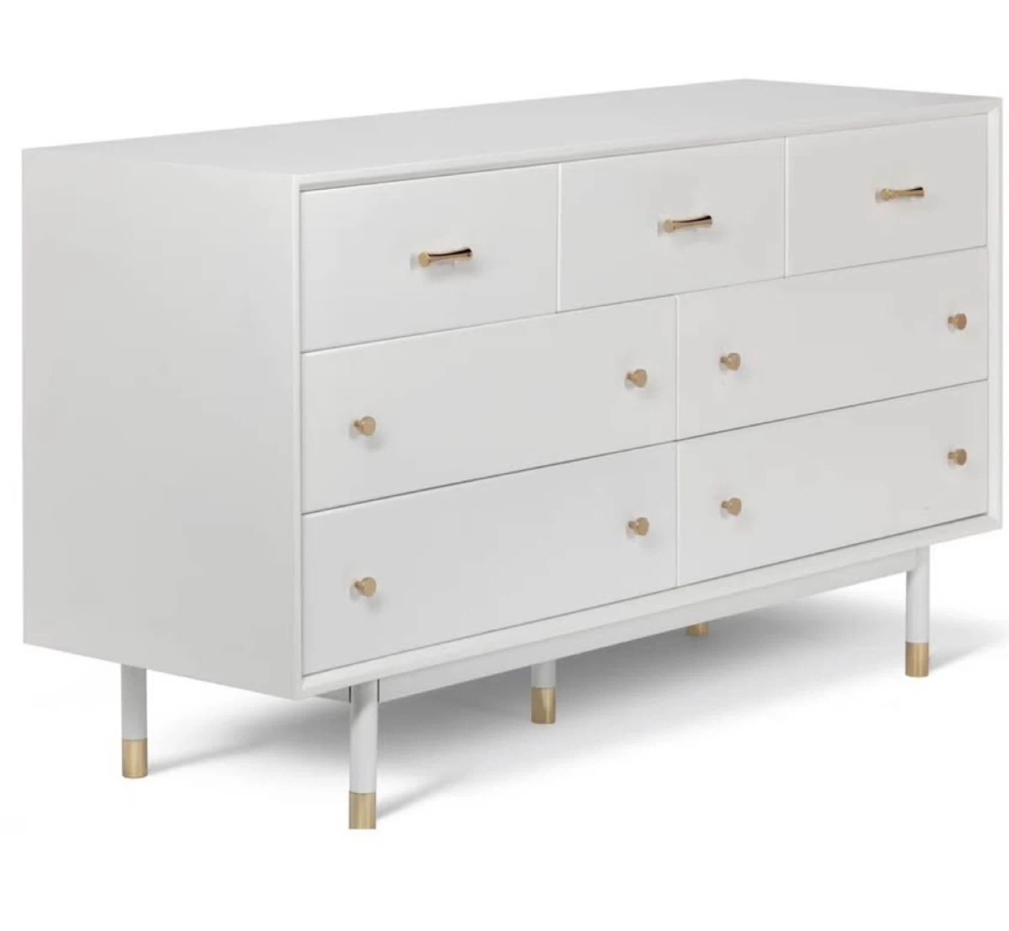 PICK UP ASAP White Dresser with 7 Drawers - photo 2