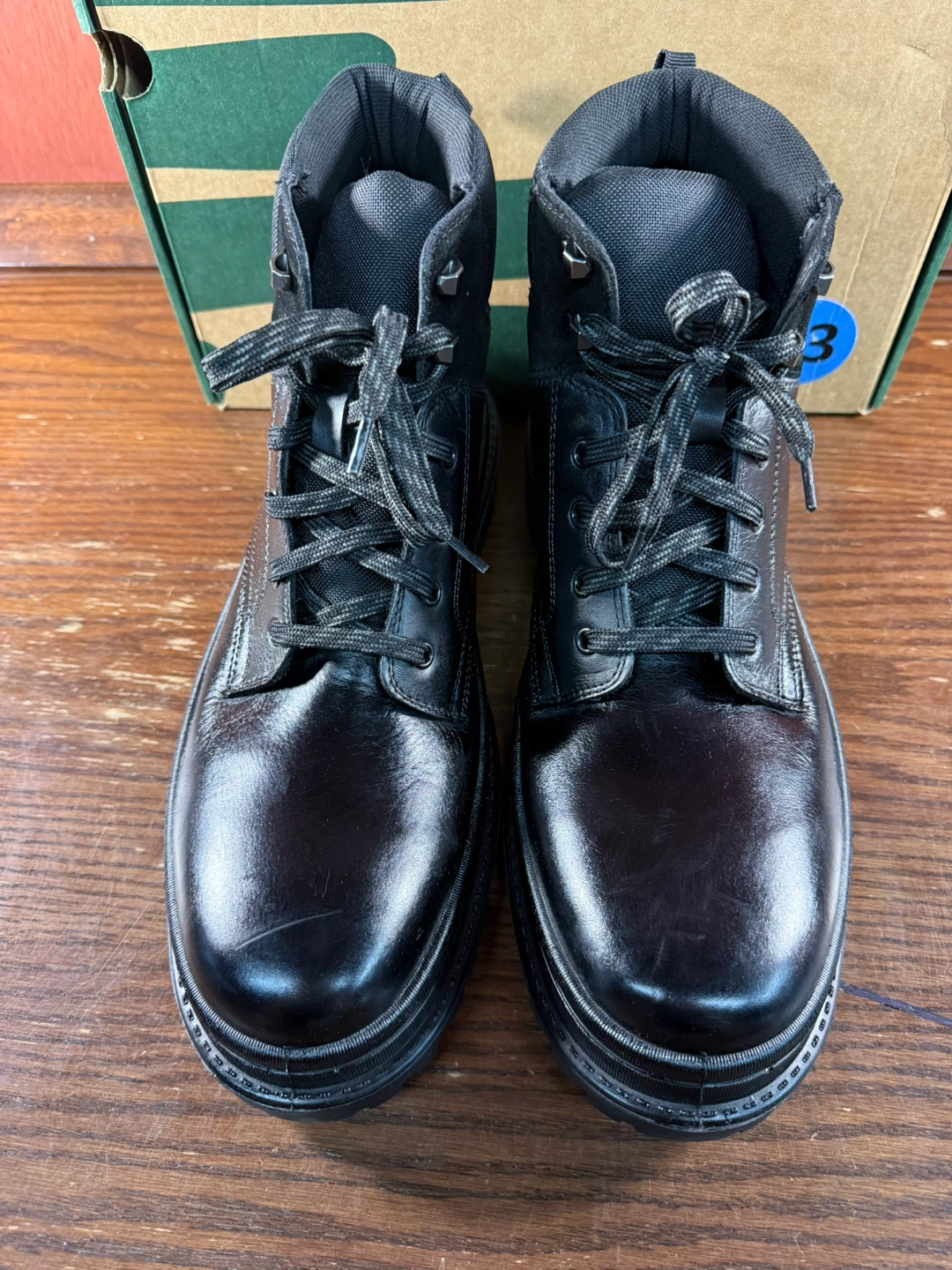Kamik men's black leather winter boots Size US 13 - photo 5