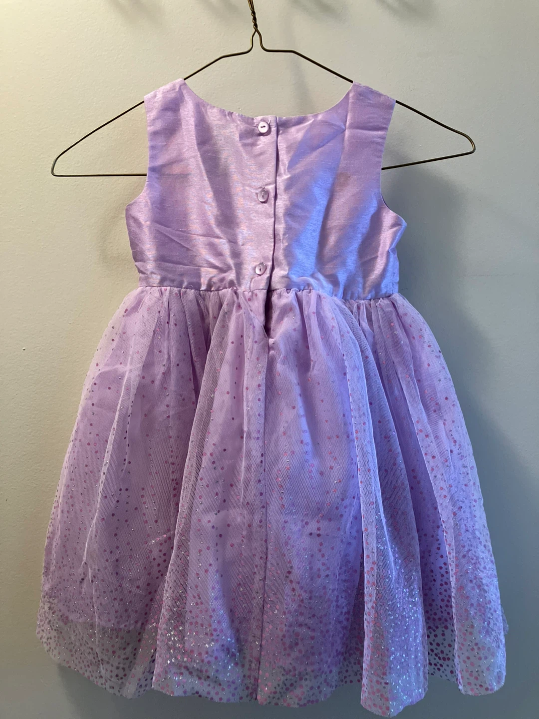 George Girls Lavender Sparkle Dress Size 4T - photo 2