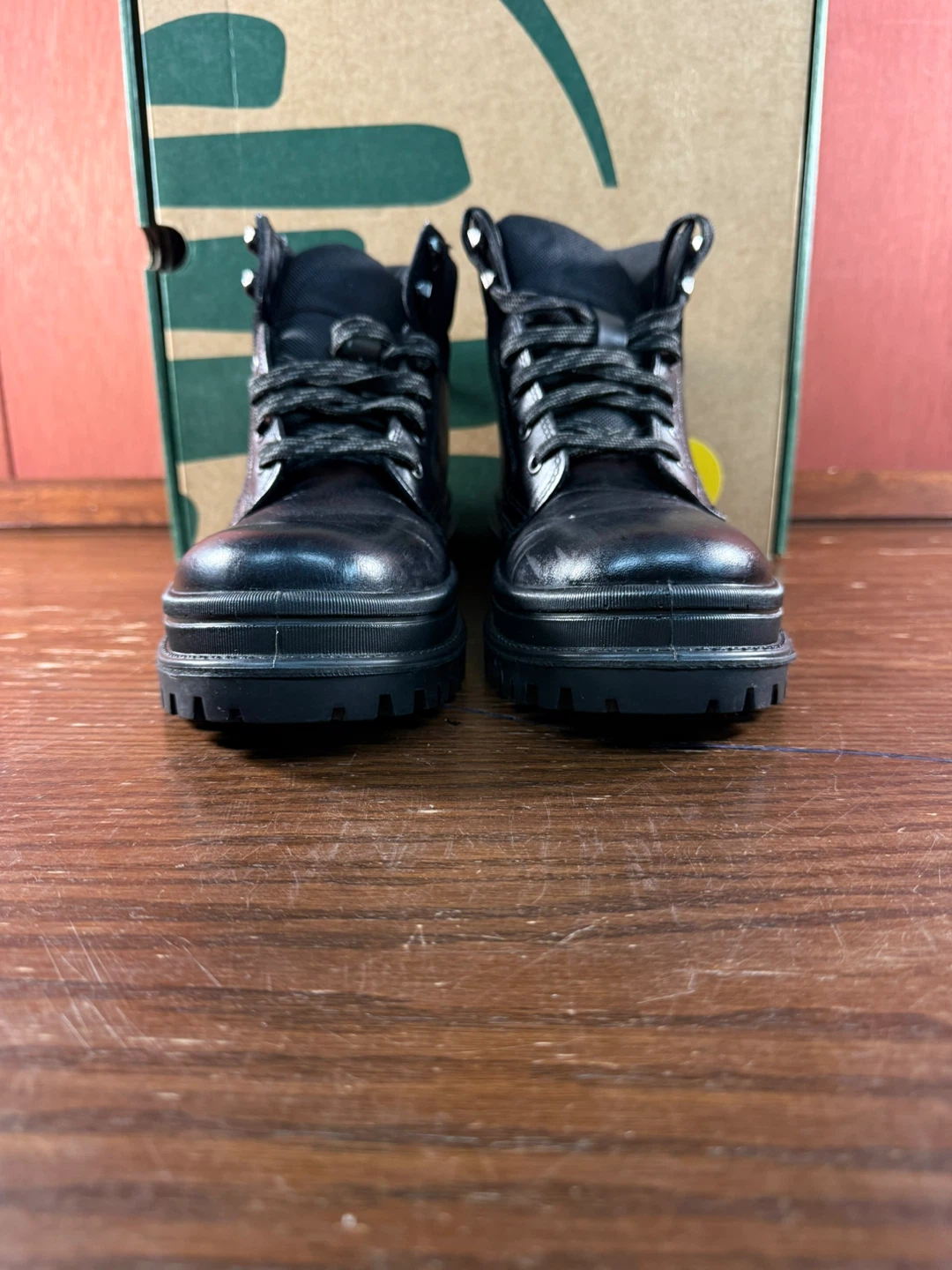Kamik men's black leather winter boots Size US 8 - photo 4