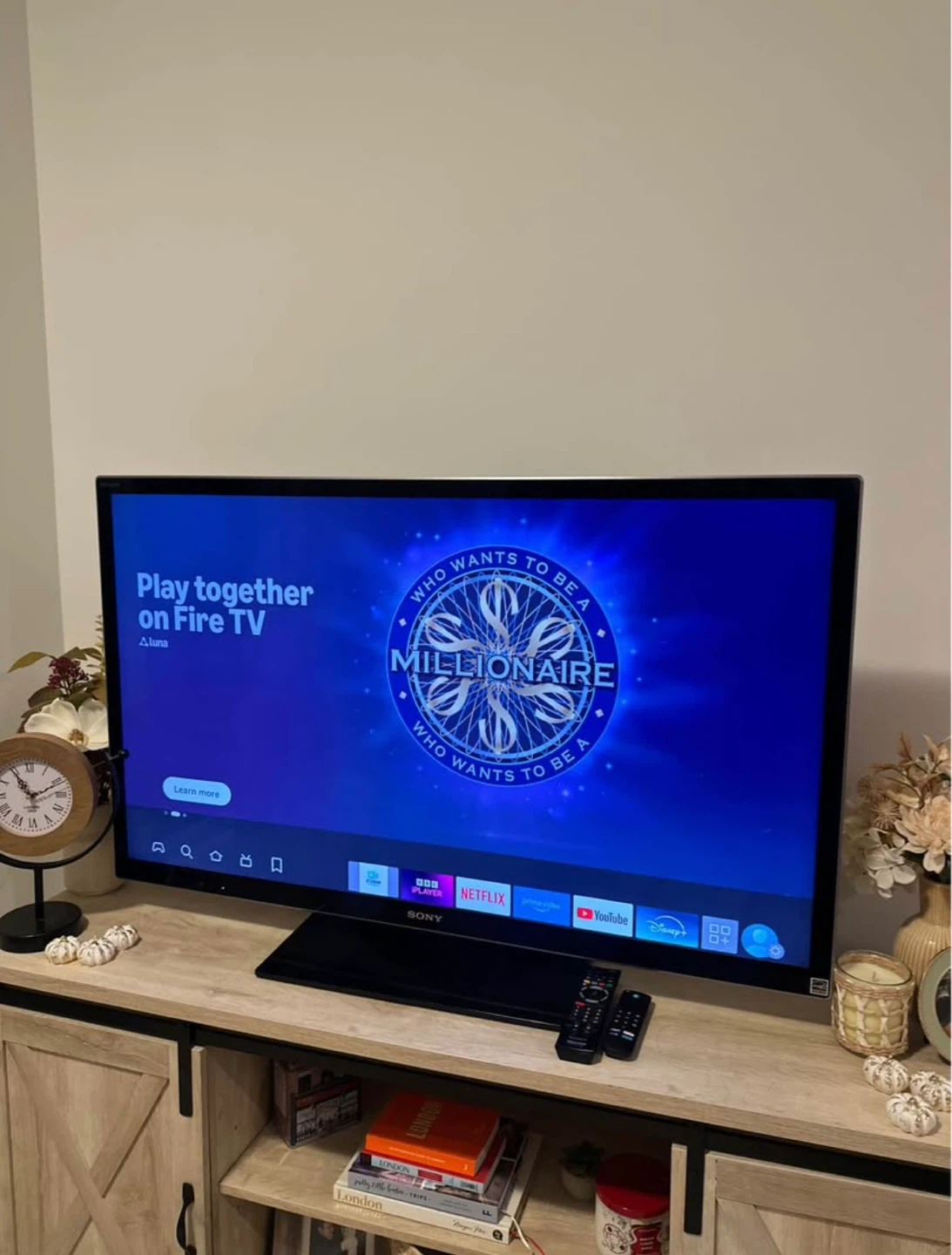 Sony TV with Fire TV Stick Remote