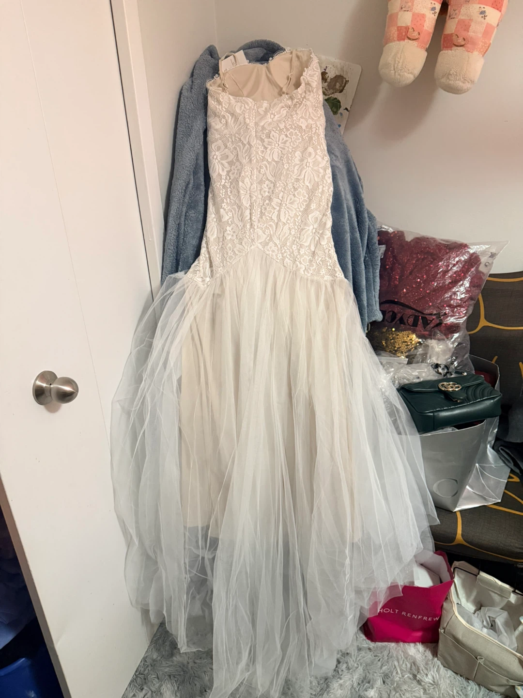 Ever Pretty Lace Tulle Mermaid Wedding Dress - photo 5
