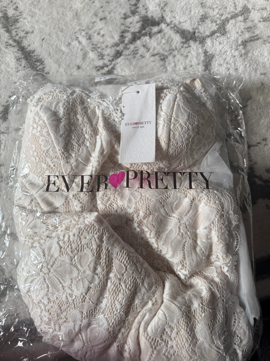 Ever Pretty Lace Tulle Mermaid Wedding Dress