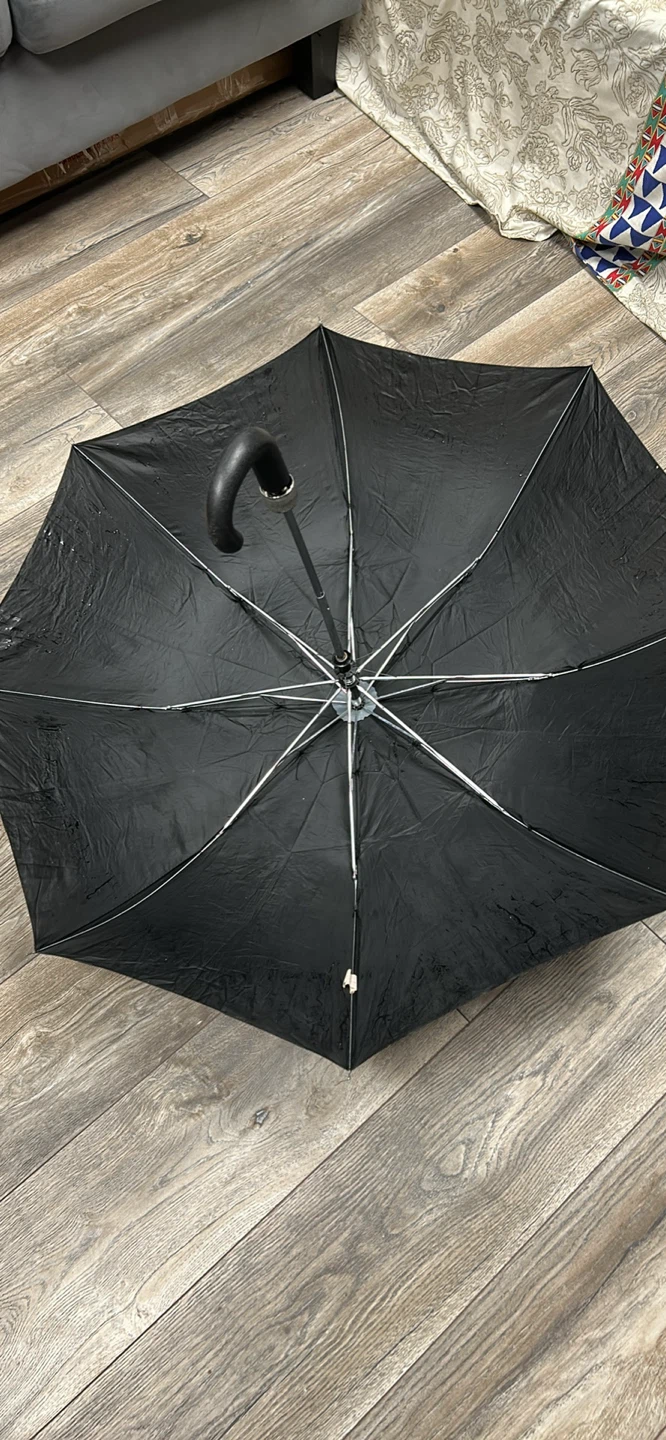 Black Folding Umbrella - photo 3