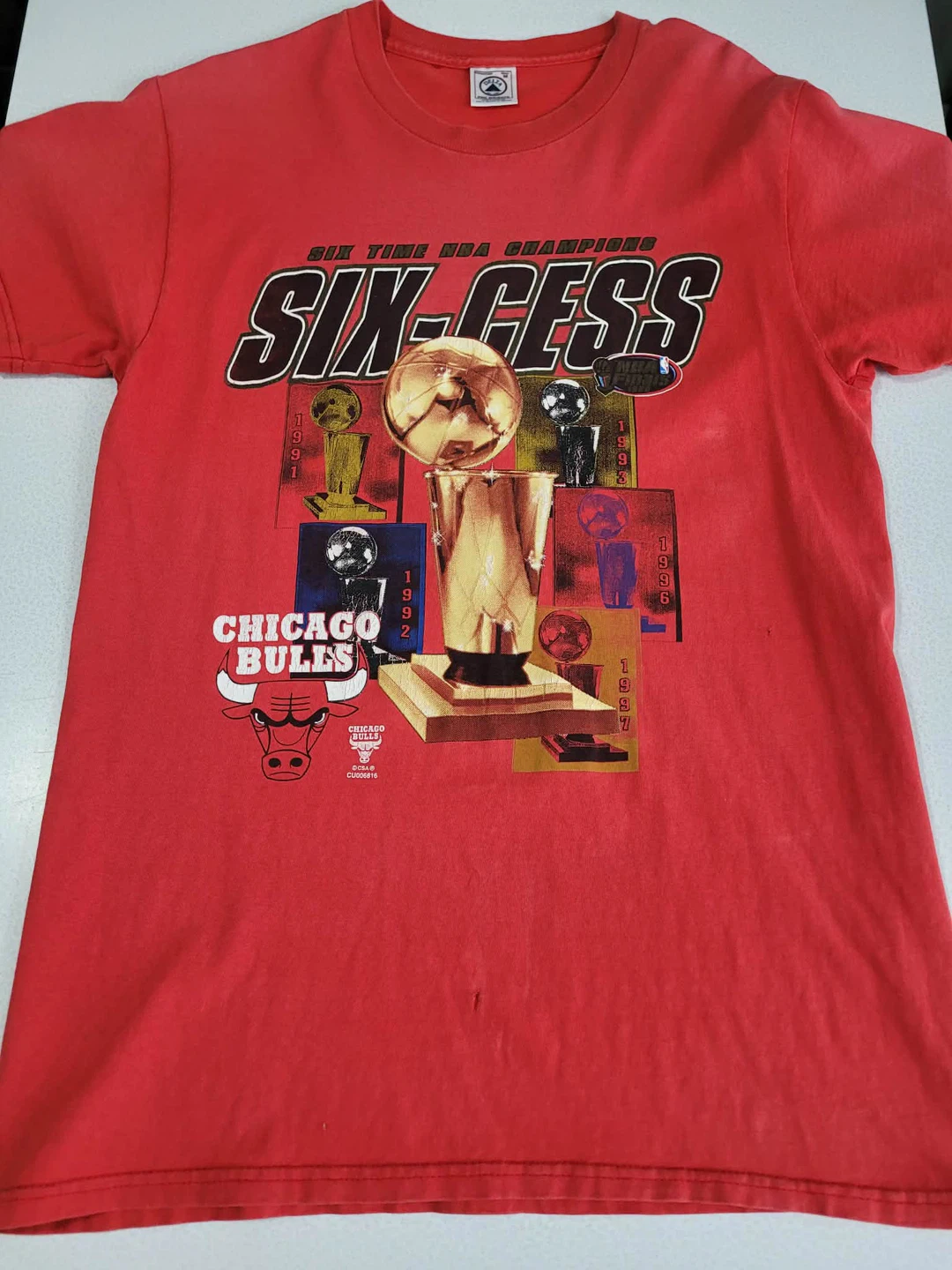 Chicago Bulls Six-Cess Six Time NBA Champions T-Shirt
