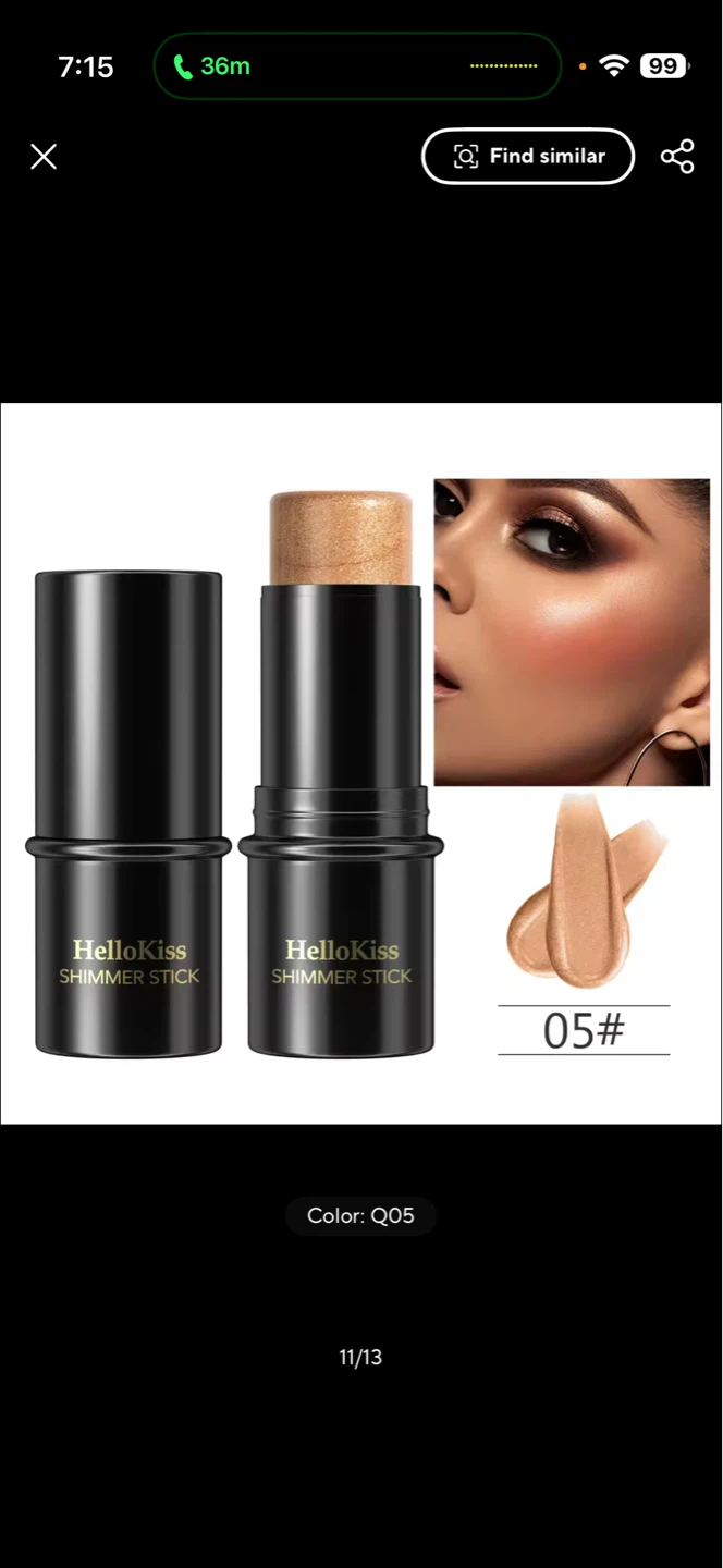 HelloKiss Shimmer Stick Highlighter - Color Q05