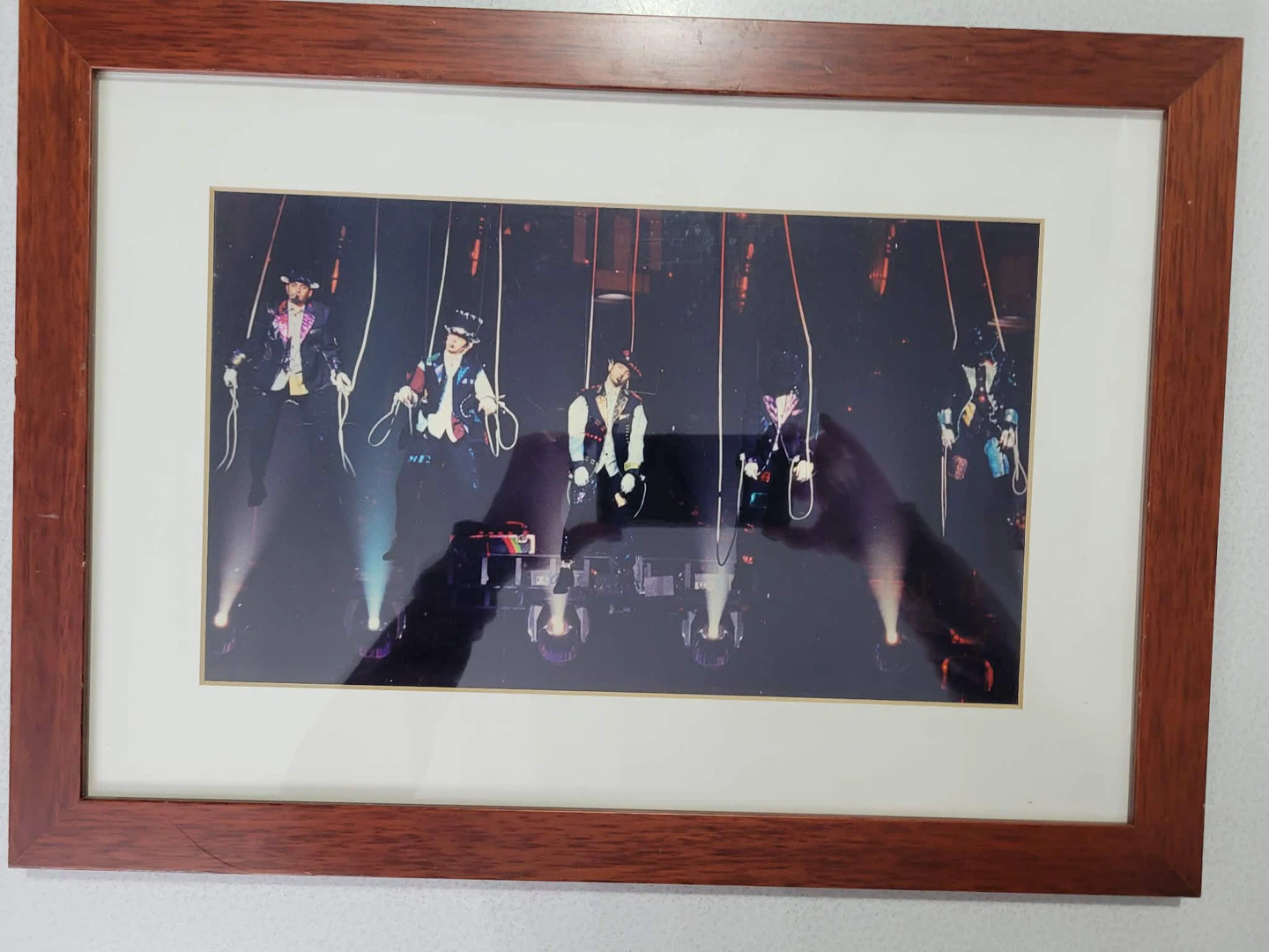 Framed vintage NSYNC Justin Timberlake Photo Print - Concert
