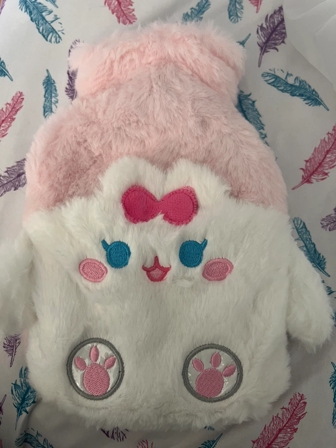 Furry Cartoon Hot Water Bottle
