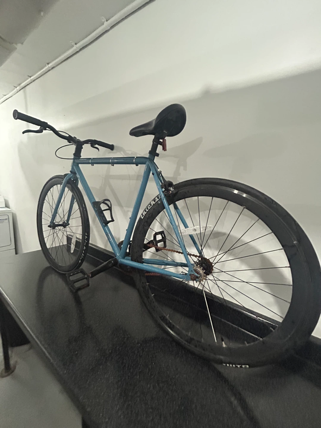 Blue Single Speed Road Bike - photo 2