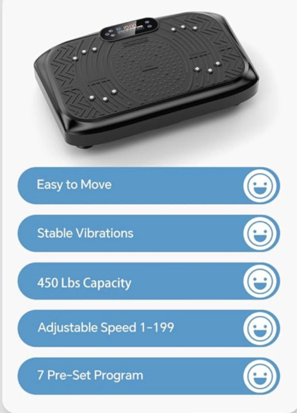 Vibration Plate Machine - 450 lbs Capacity