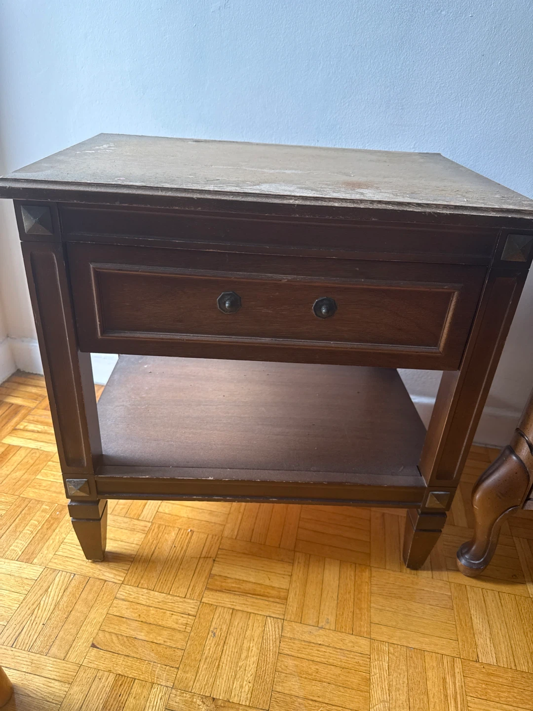 Vintage Wooden Display Cabinet ( take all)