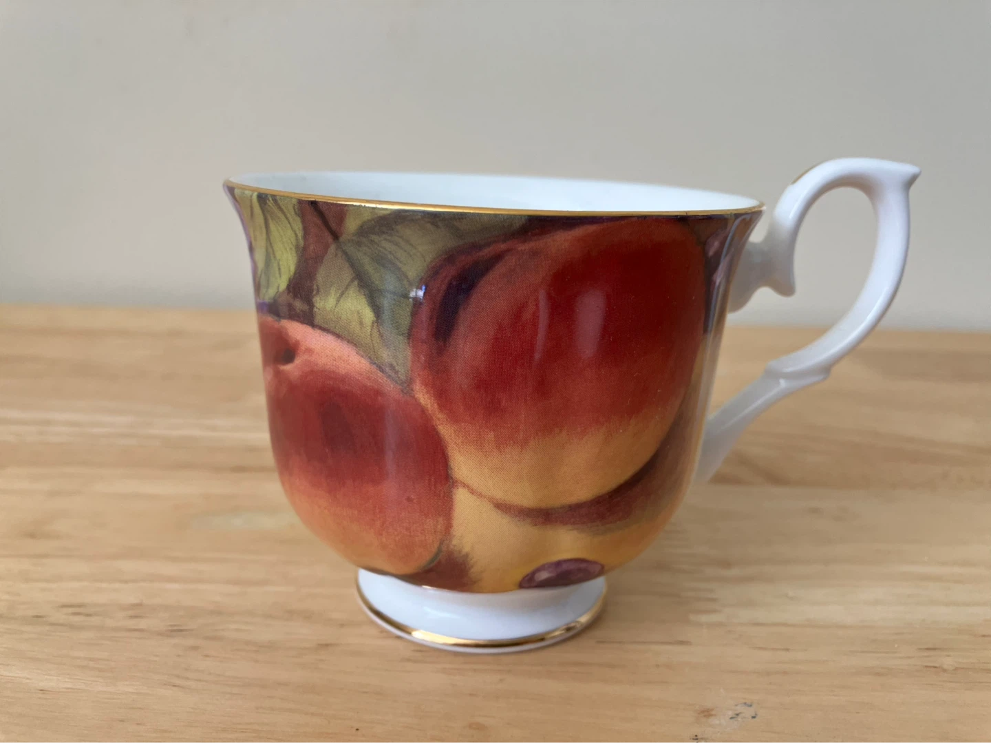 Duchess Fine Bone China Tea Cup - Fruit Pattern