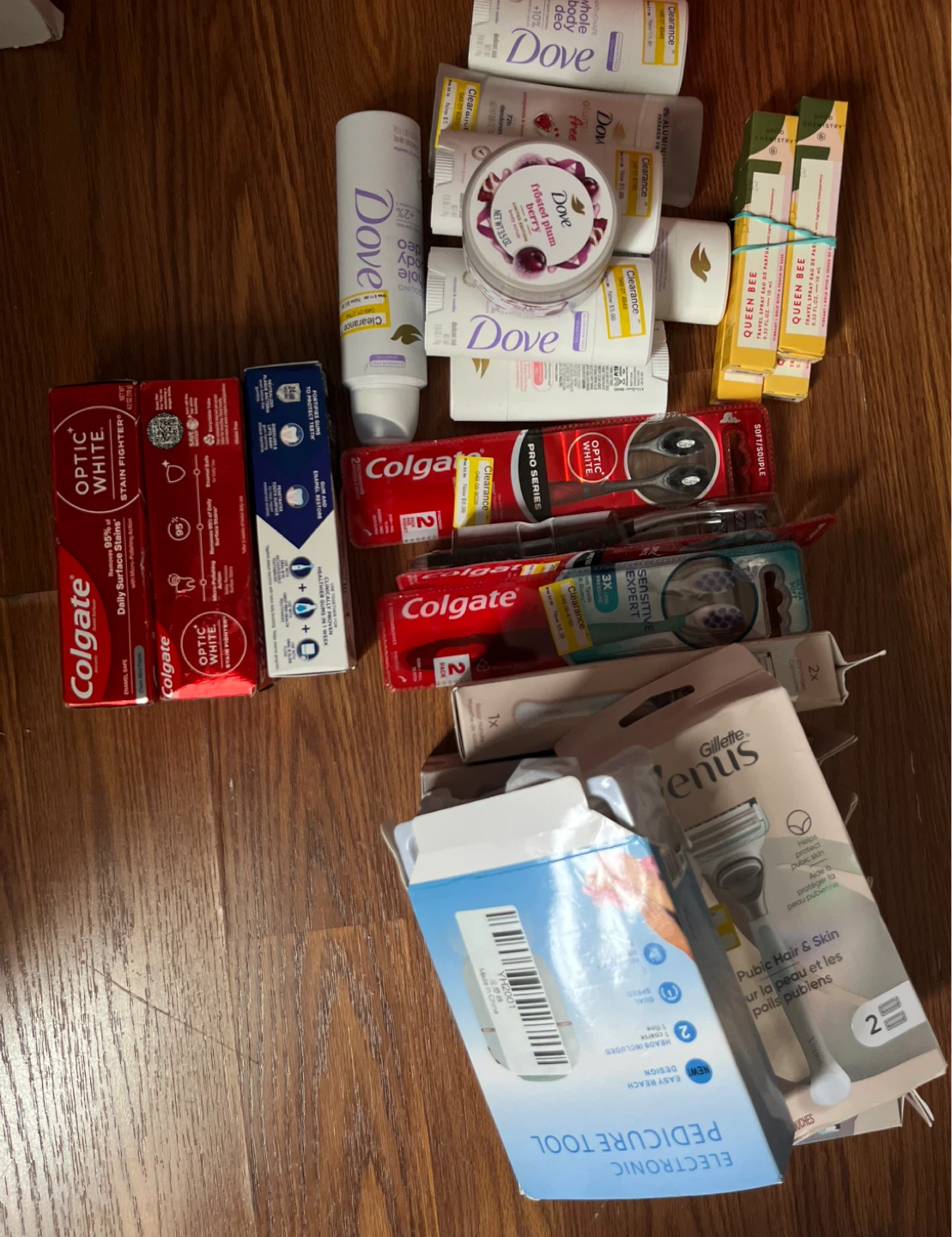Colgate, Dove, Gillette Venus, Pedicure Tool