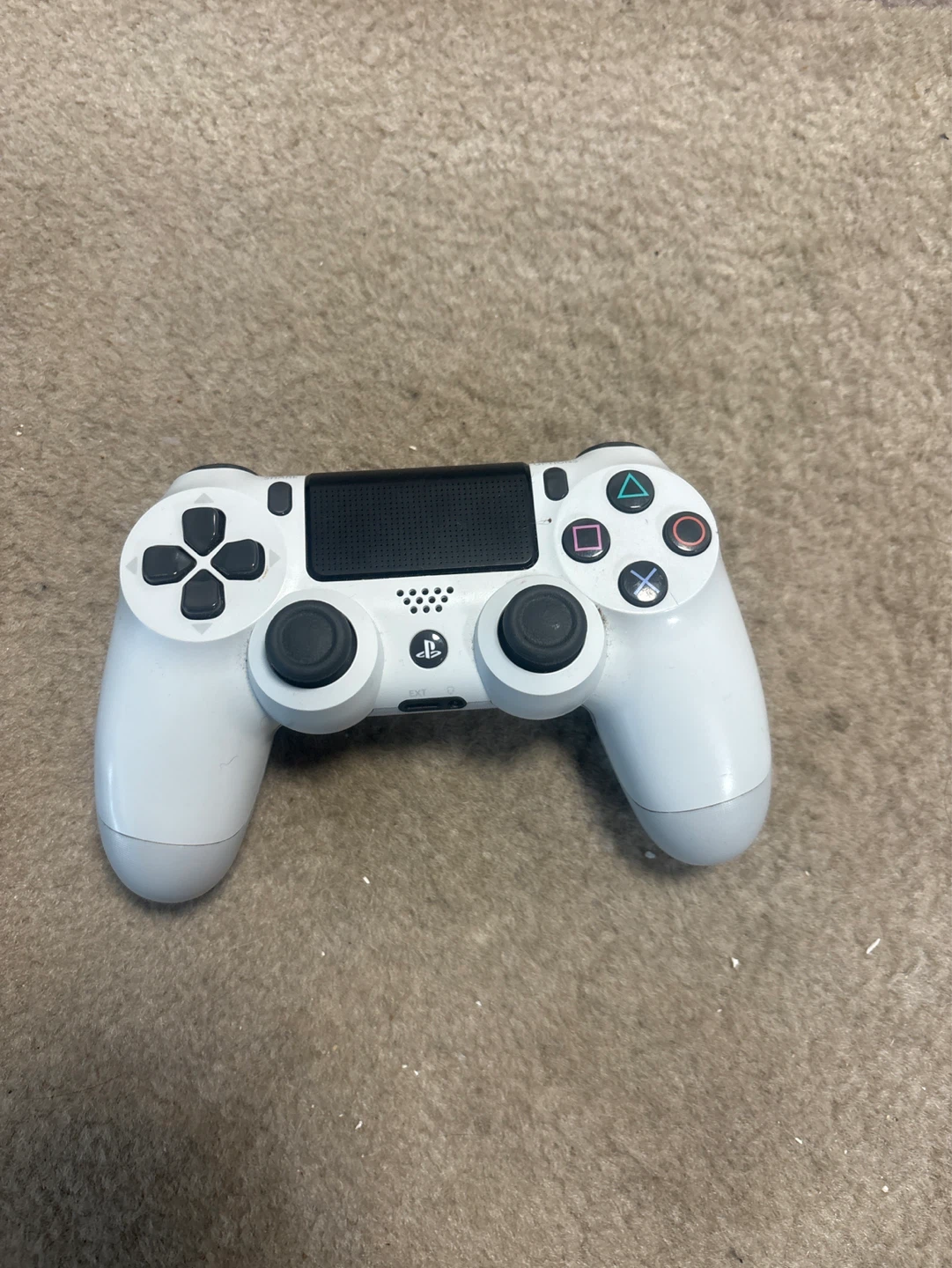 White PlayStation DualShock 4 Controller