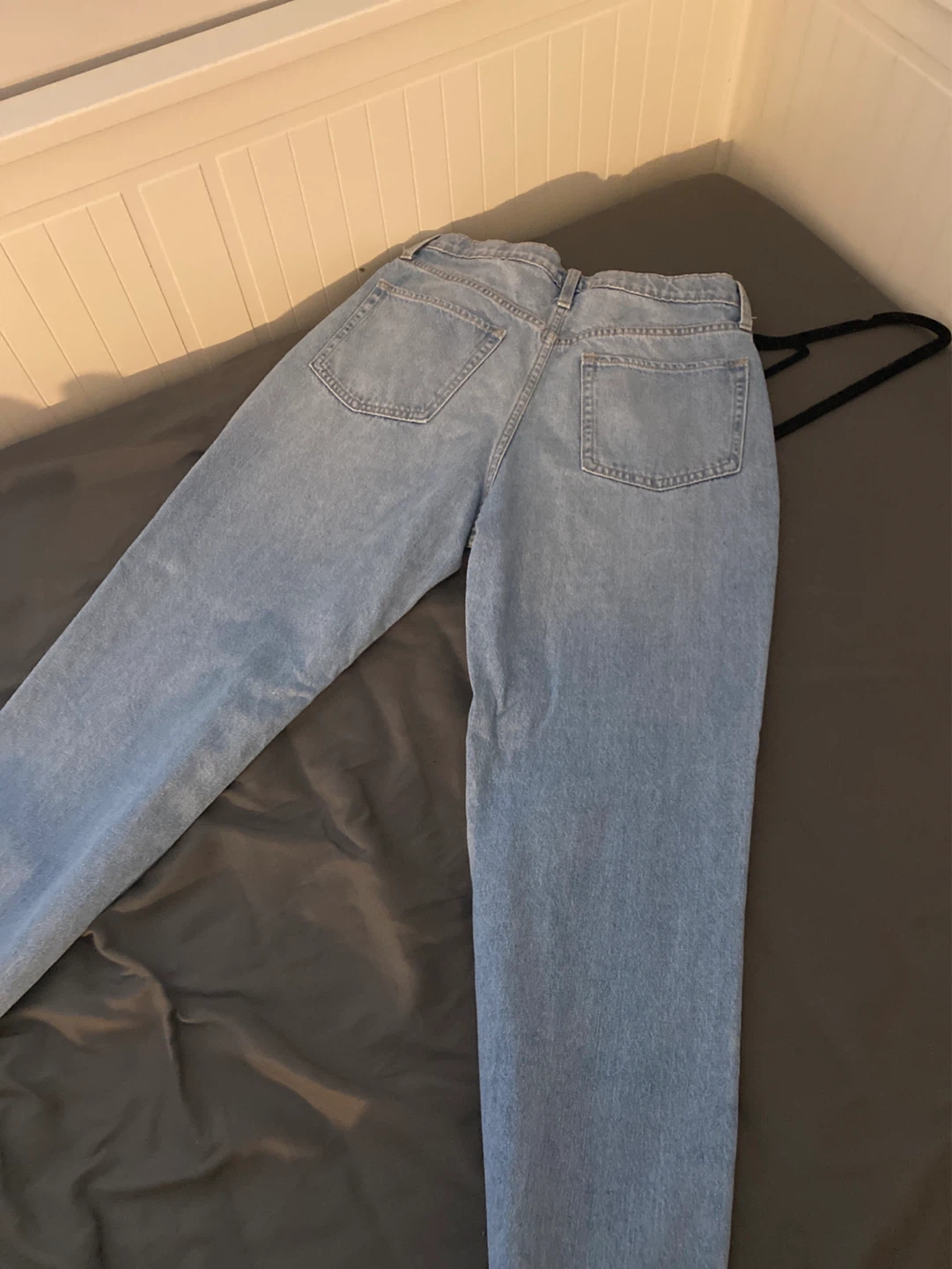 Light Wash Ripped Jeans - photo 5