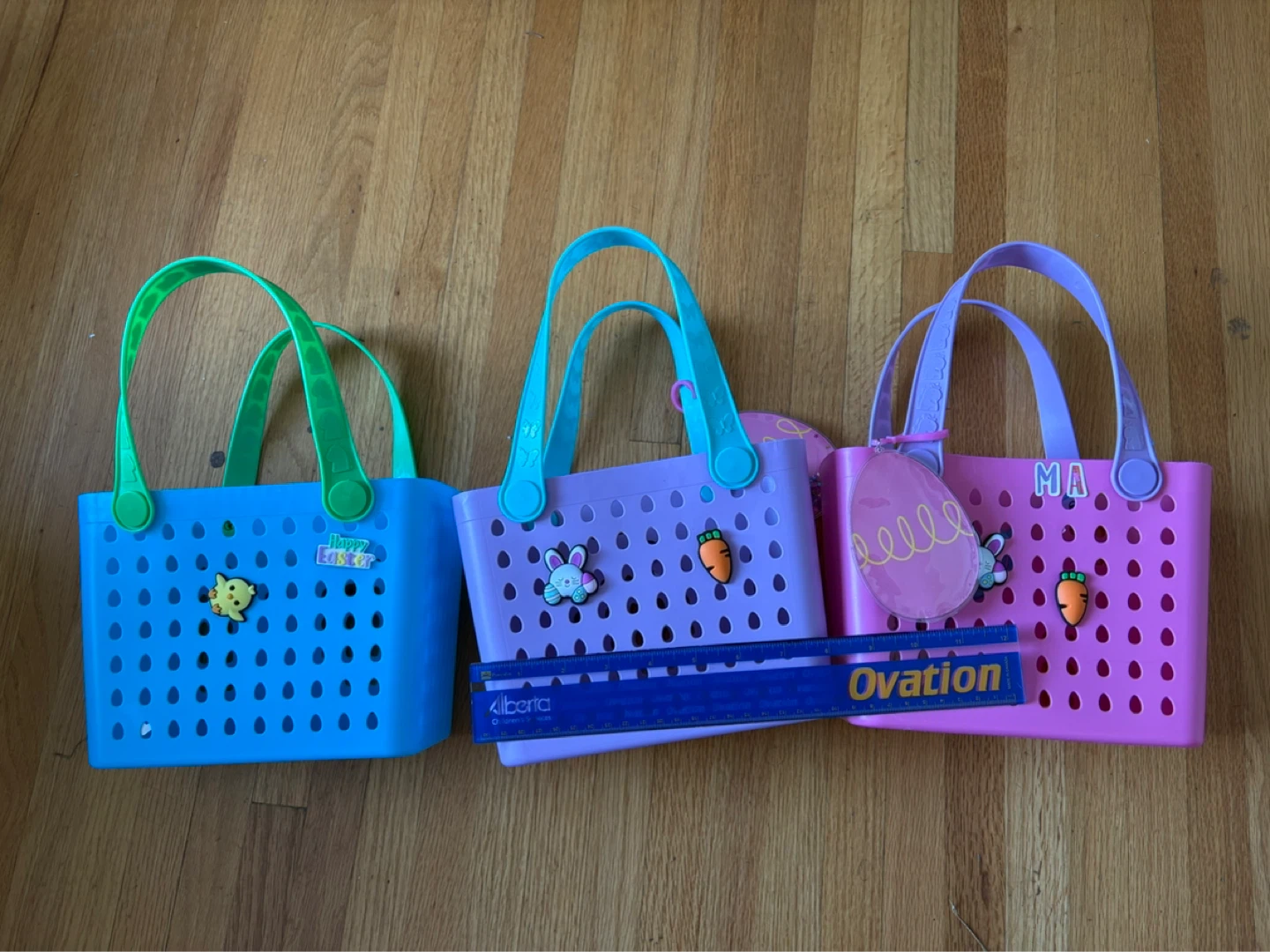 Set of 3 Easter Baskets for Kids