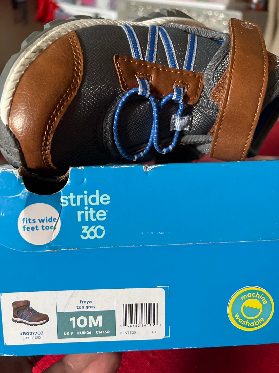 Stride Rite Freya Tan Gray Boots - Size 10M - photo 3