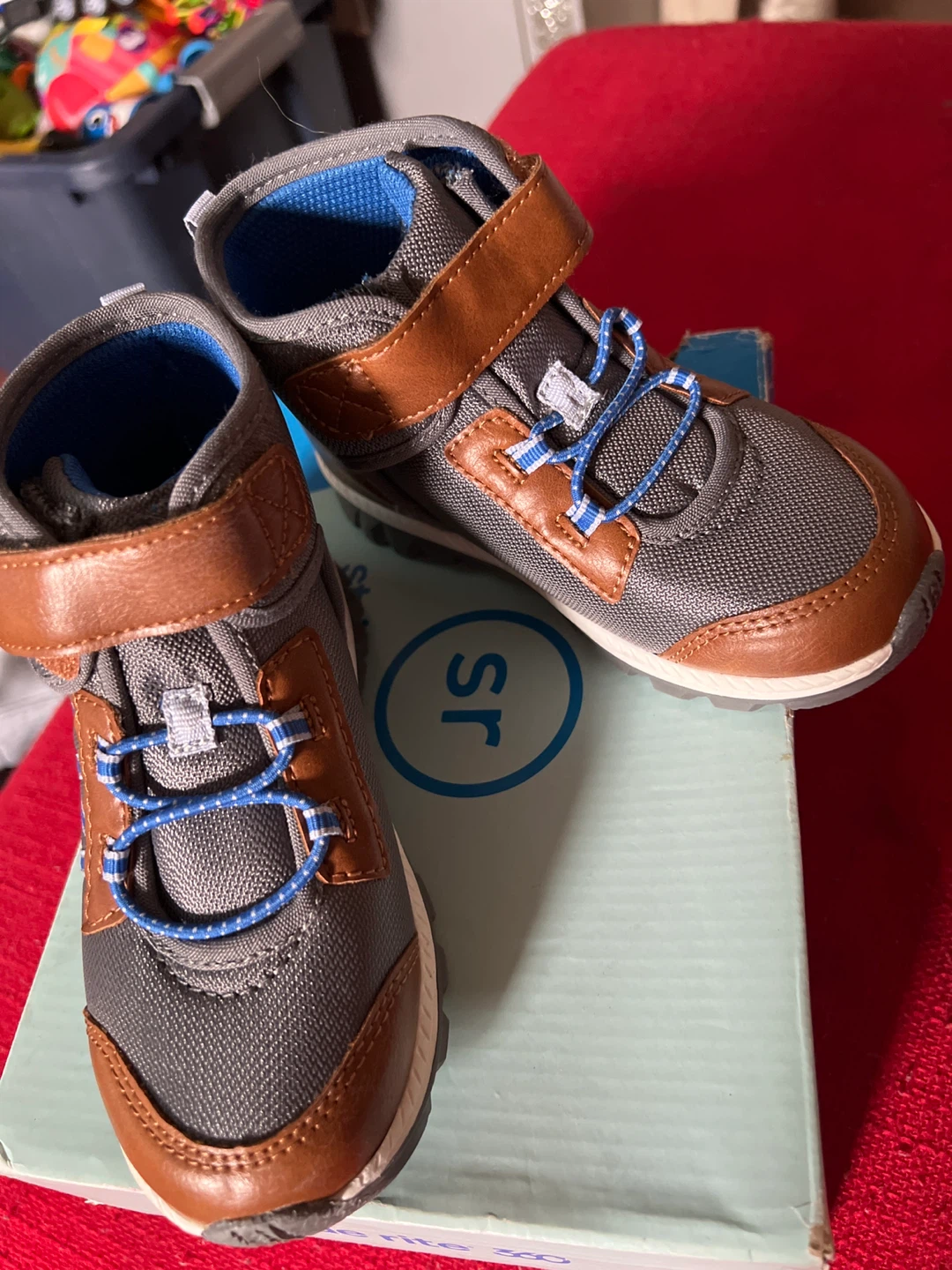 Stride Rite Freya Tan Gray Boots - Size 10M