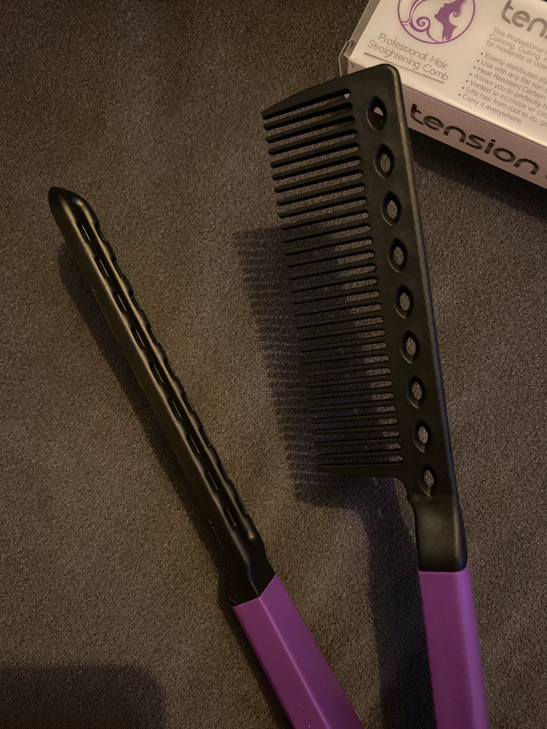 Tension Comb Professional Hair Straightening Comb
