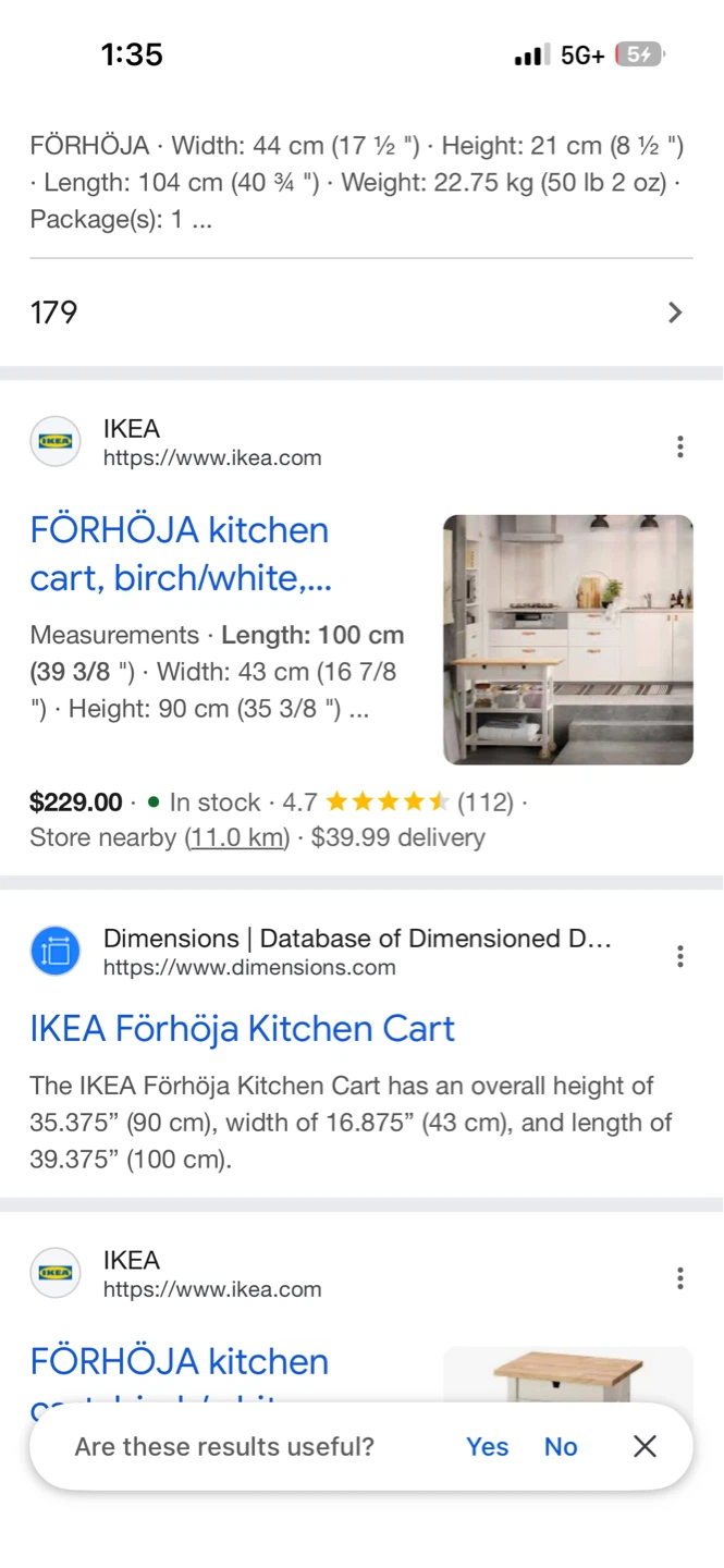 IKEA FÖRHÖJA Kitchen Cart - photo 3