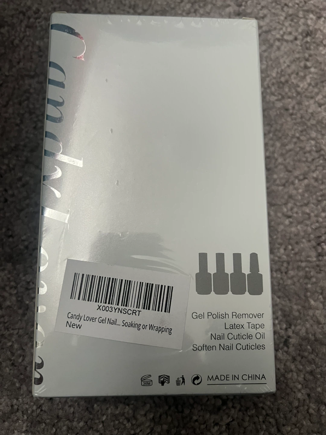 Candy Lover Gel Polish Remover Set with Liquid Latex Tape - photo 2