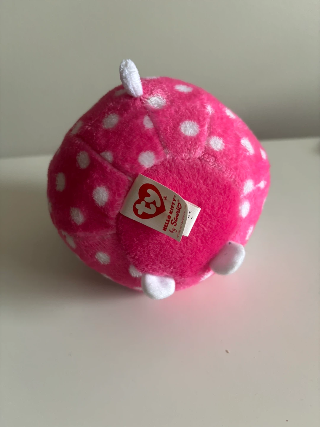 Ty Hello Kitty Beanie Baby Plush Pink Polka Dot - photo 4