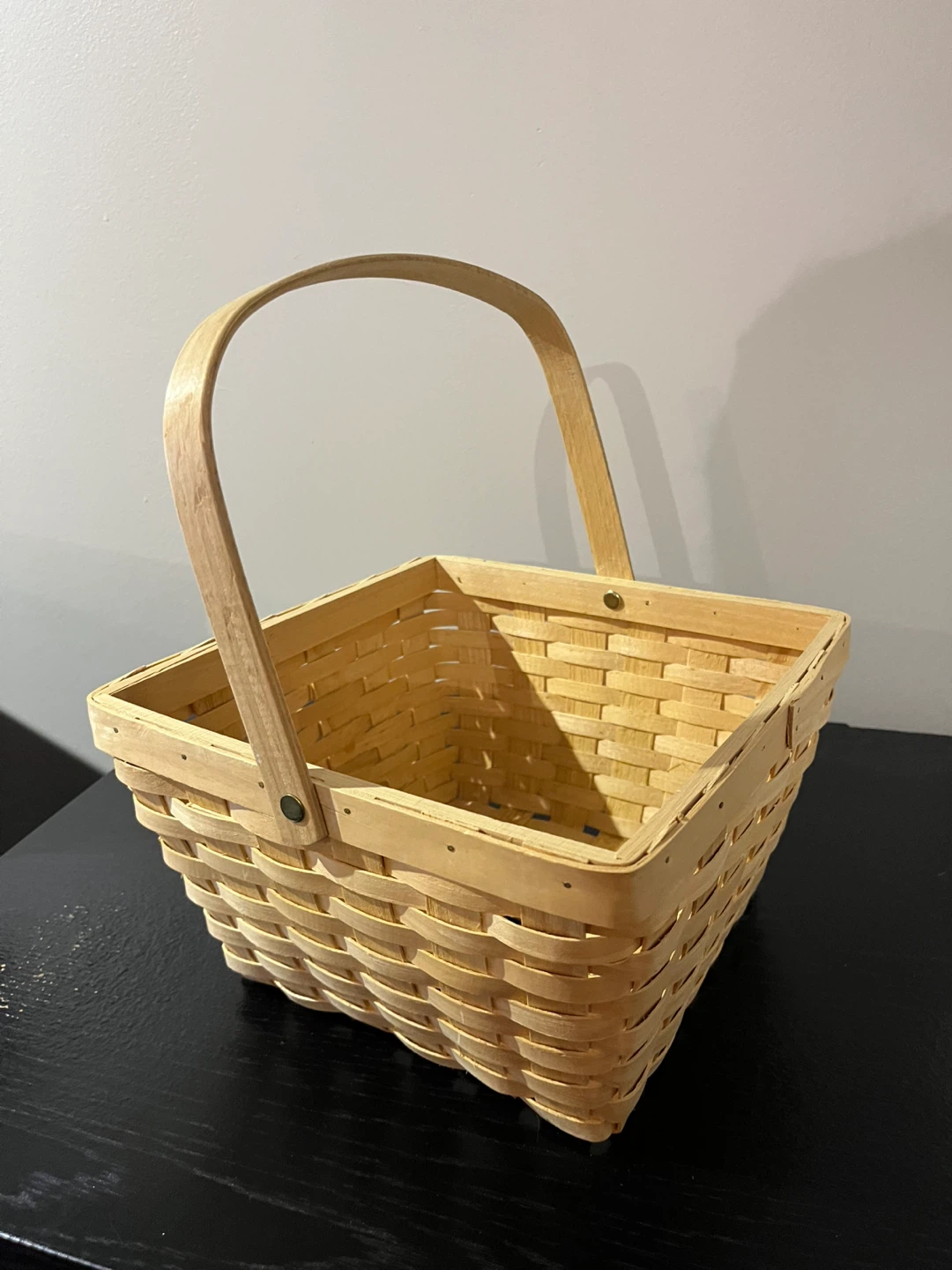Cute wicker basket