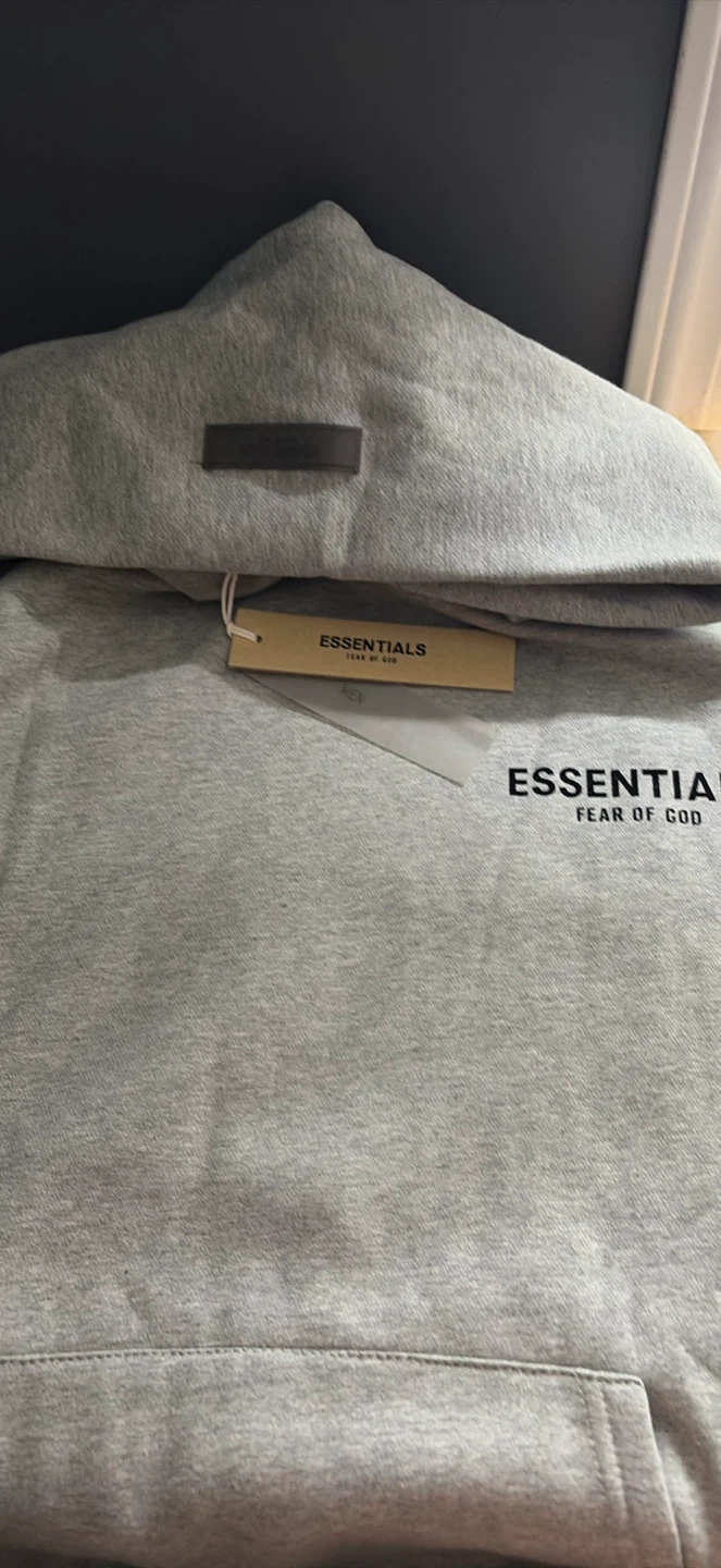 ESSENTIALS Fear of God Grey Hoodie