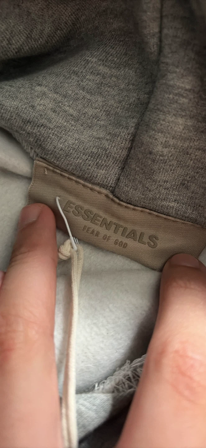 ESSENTIALS Fear of God Grey Hoodie - photo 2