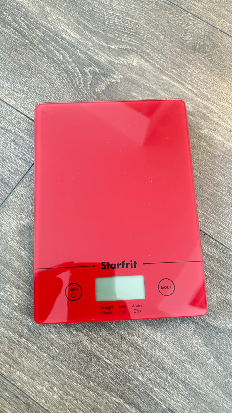 Starfrit Red Kitchen Scale