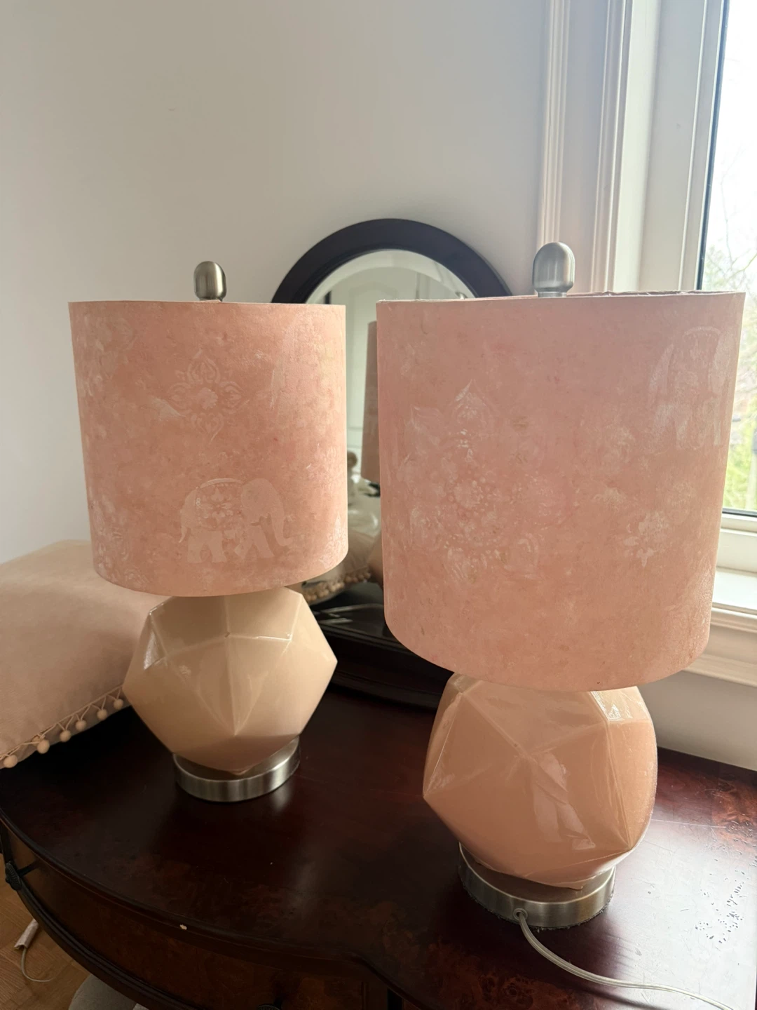 Handmade nigh stands, Set of 2, with a free cushion - photo 5