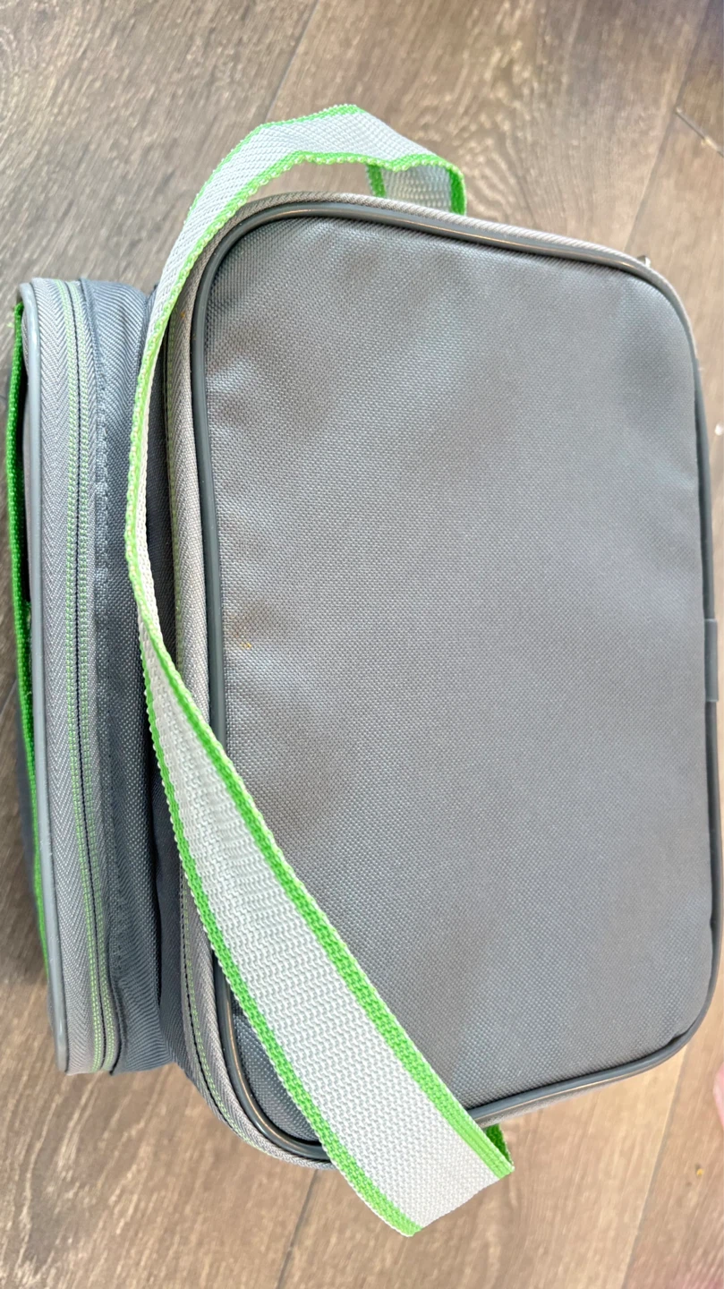 Thermos Lunch Bag Gray/Green Insulated Cooler - photo 4