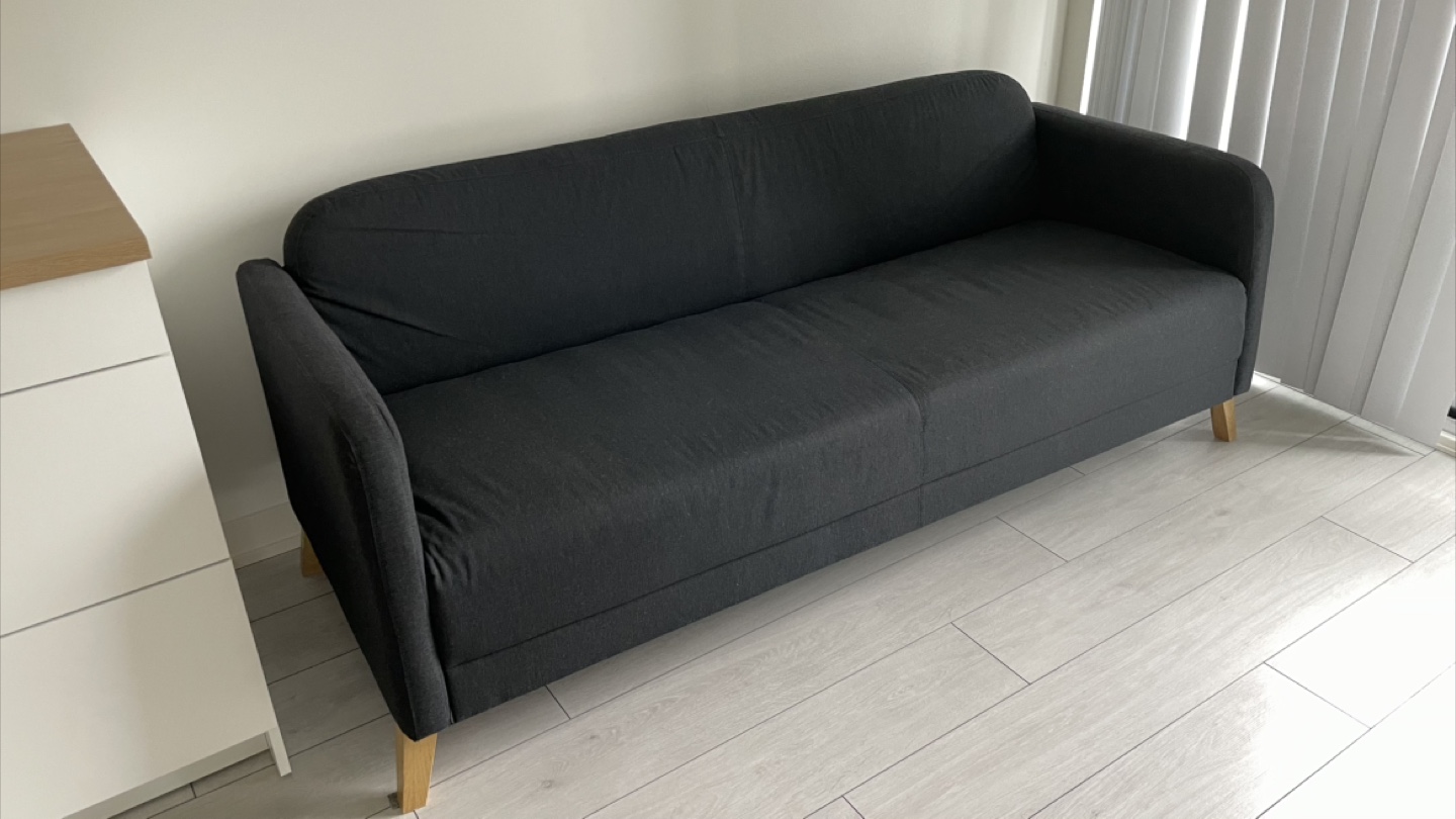 IKEA LINANÄS Sofa, Vissle dark gray
