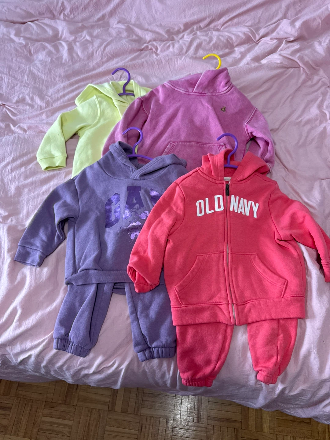 Bundle of 4 Old Navy & GAP Hoodies and Sweatpants Sets