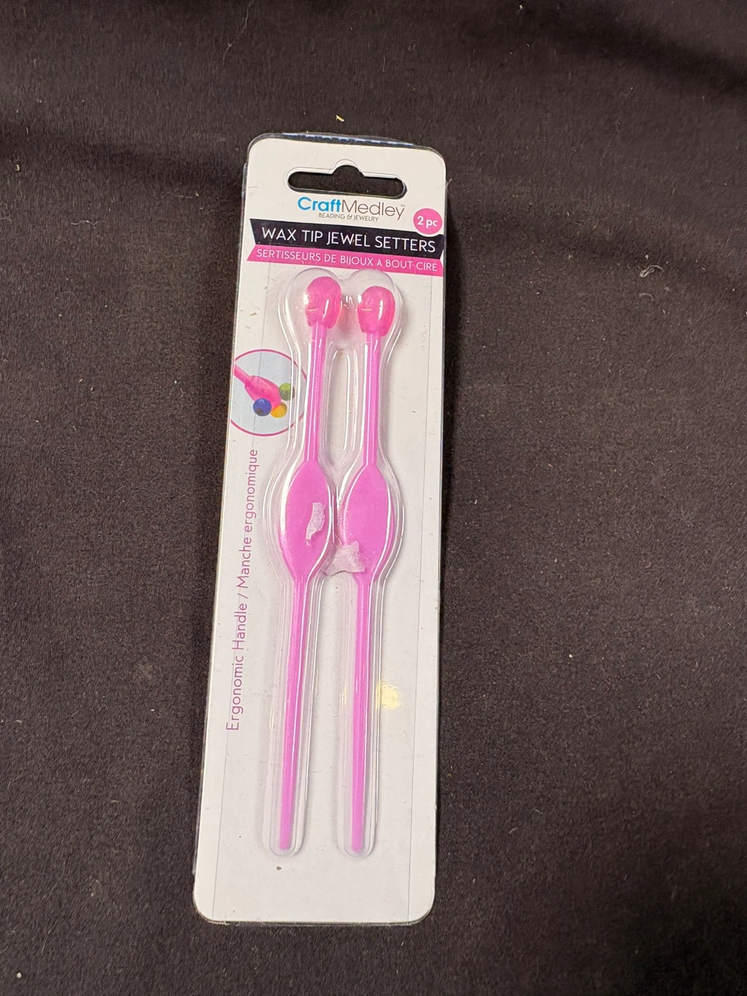 CraftMedley 2 pc Wax Tip Jewel Setters