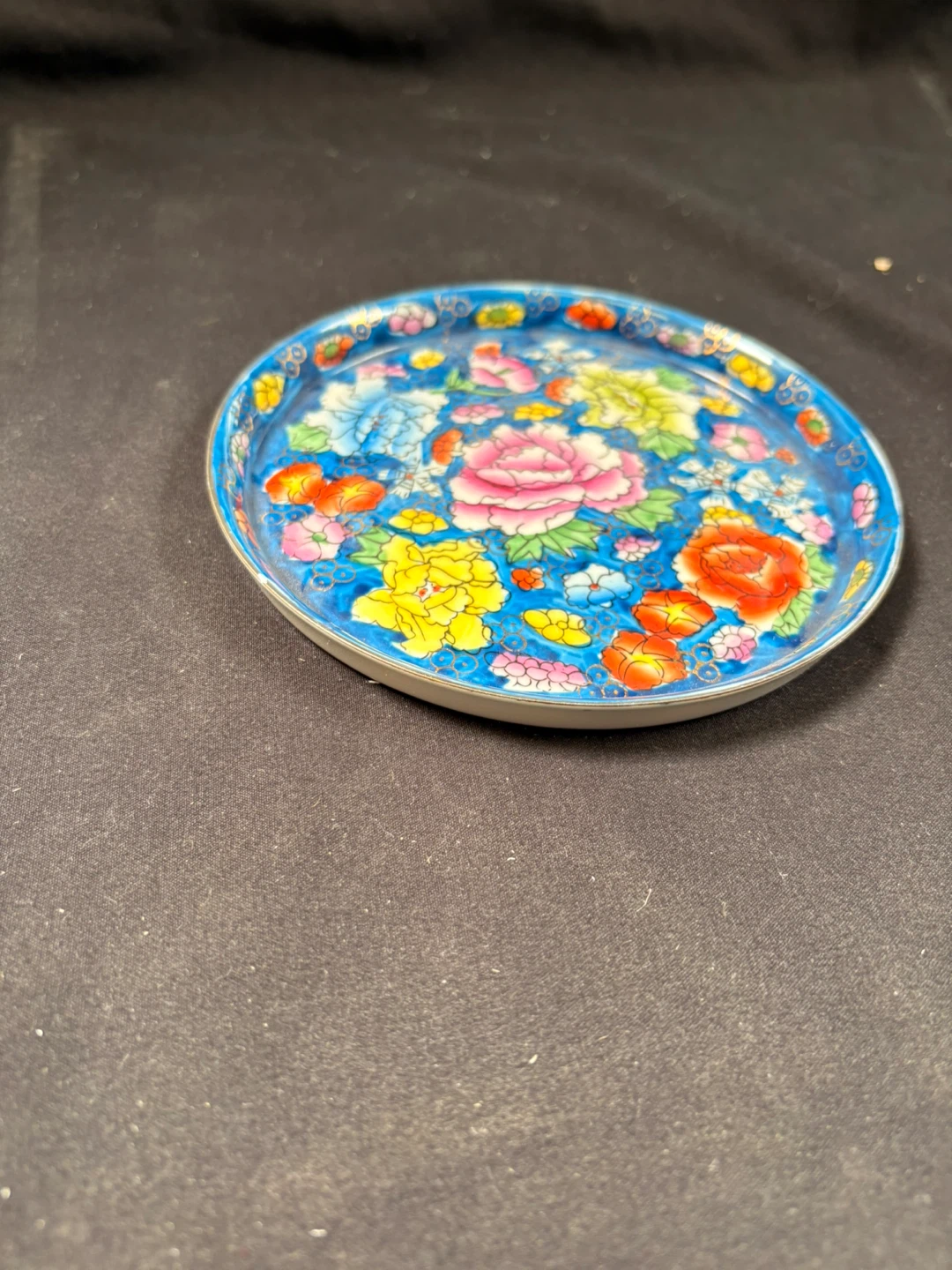 Decorative Ceramic Plate with Floral Design - photo 3