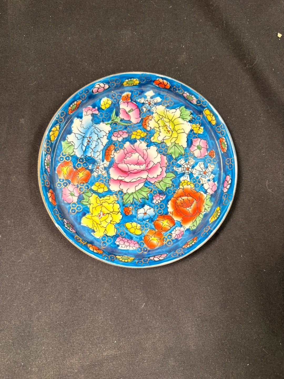 Decorative Ceramic Plate with Floral Design - photo 2
