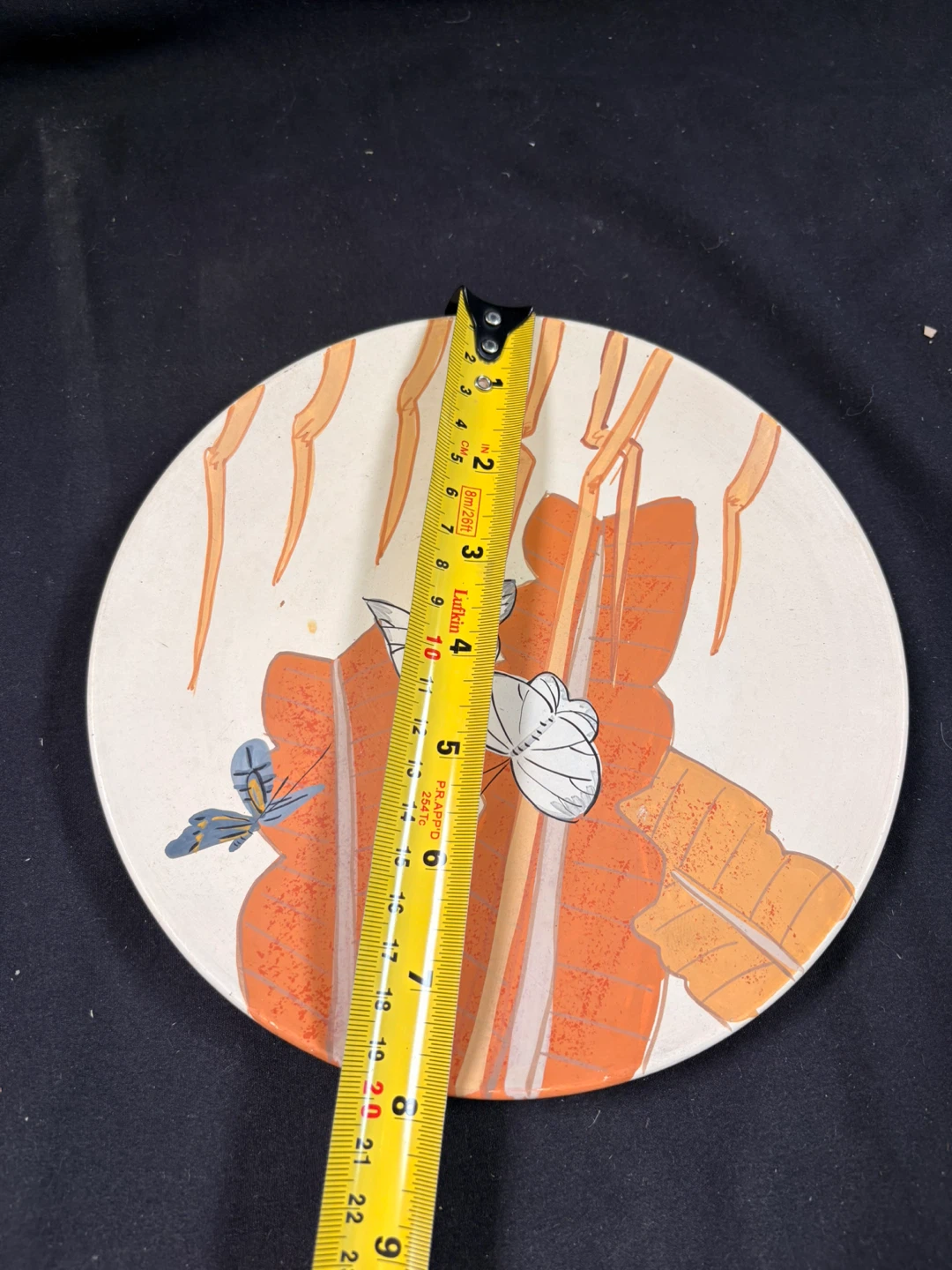 Decorative Plate with Butterfly Design - photo 5