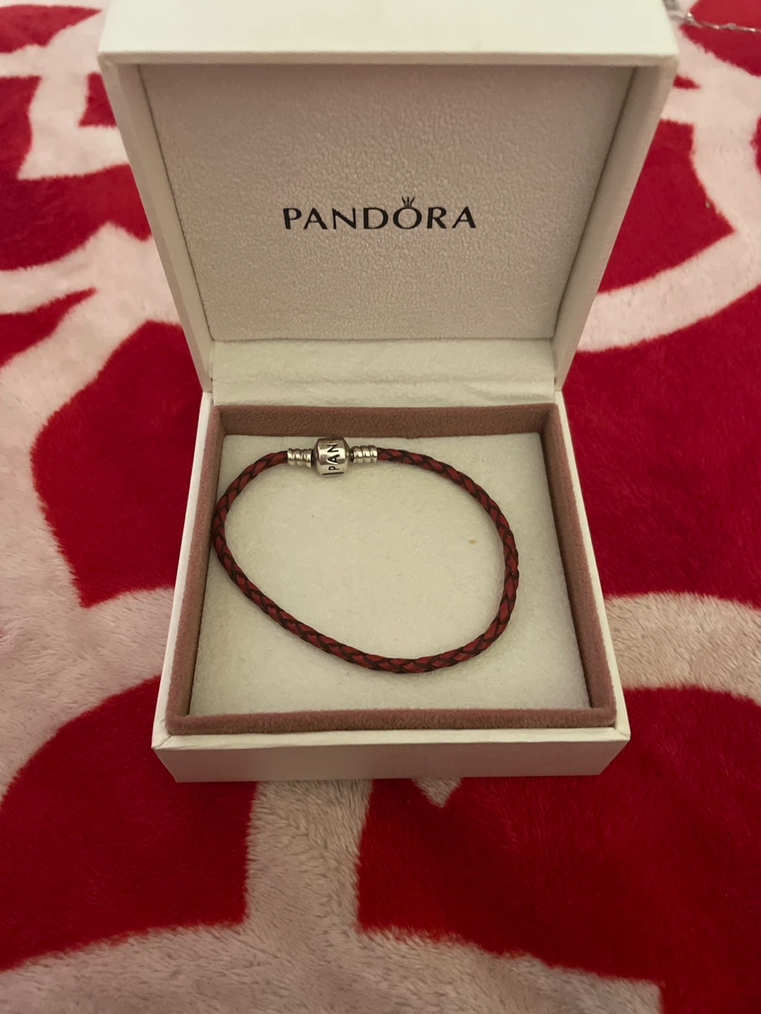 Pandora Braided Leather Bracelet