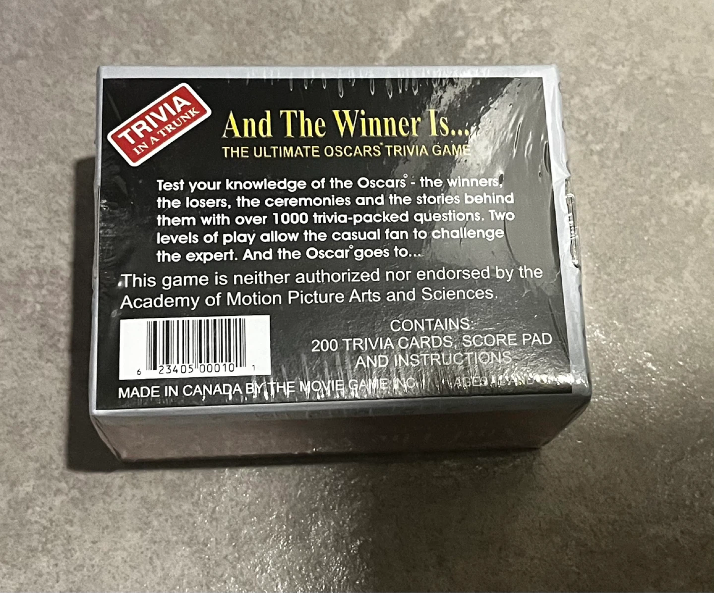 The Ultimate Oscars Trivia Game - photo 2