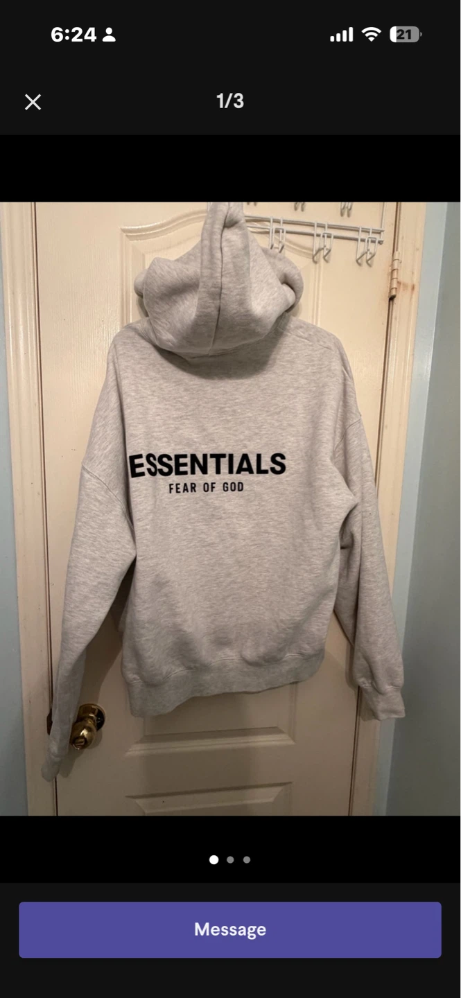 Used Fear of God Essentials Hoodie - photo 2