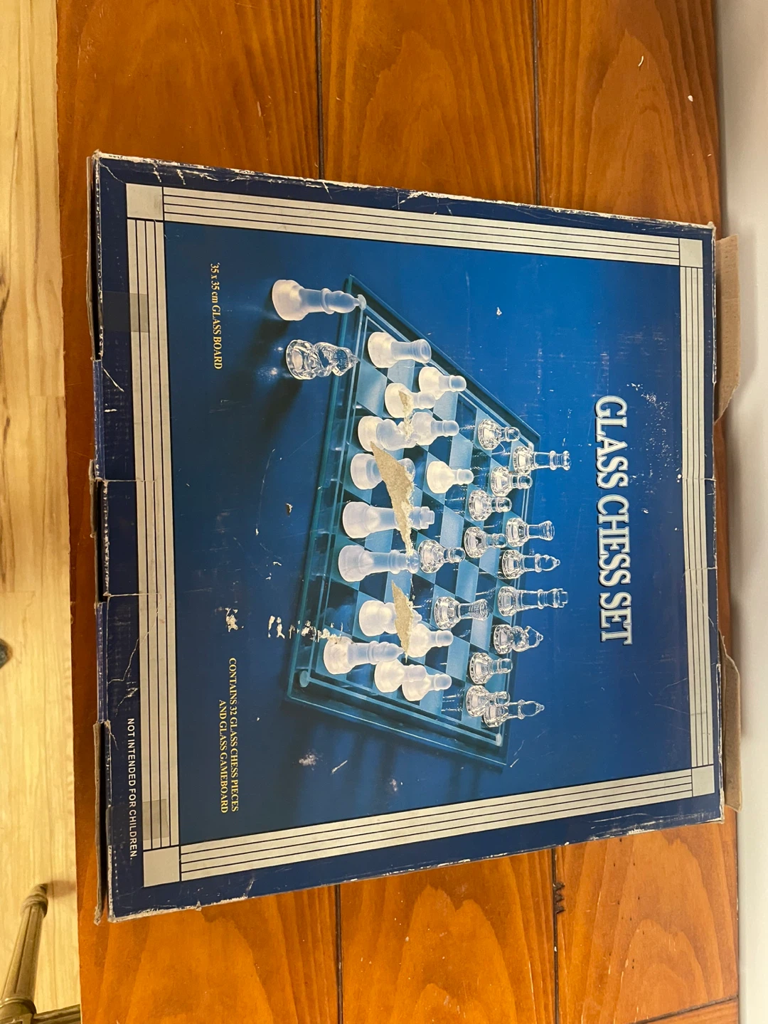 Glass chess set