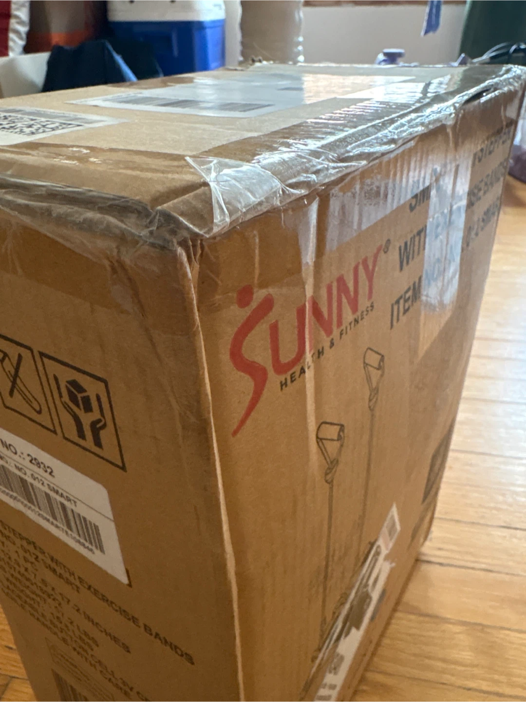 Sunny Health & Fitness Smart Mini Stepper with Exercise Bands - photo 3