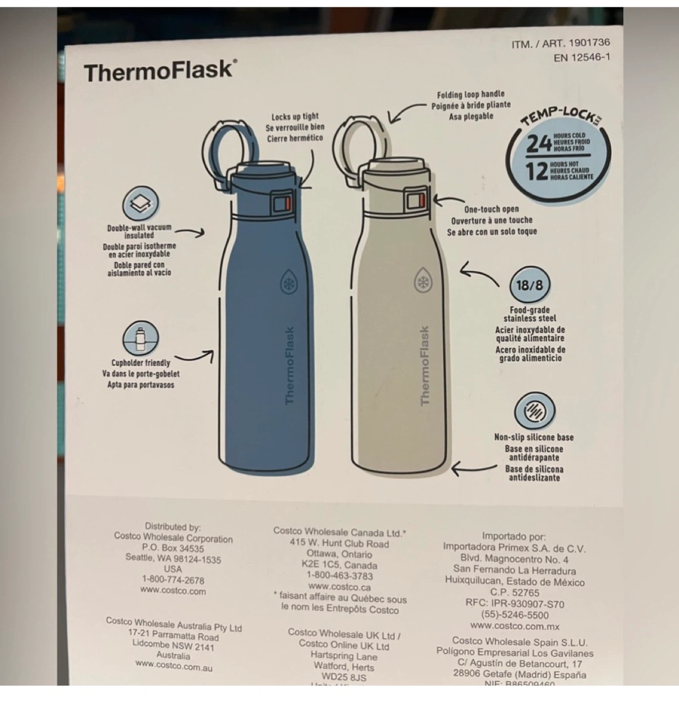 ThermoFlask Leakproof Comfort Sip Bottle Set - 2 x 740 ml - photo 4