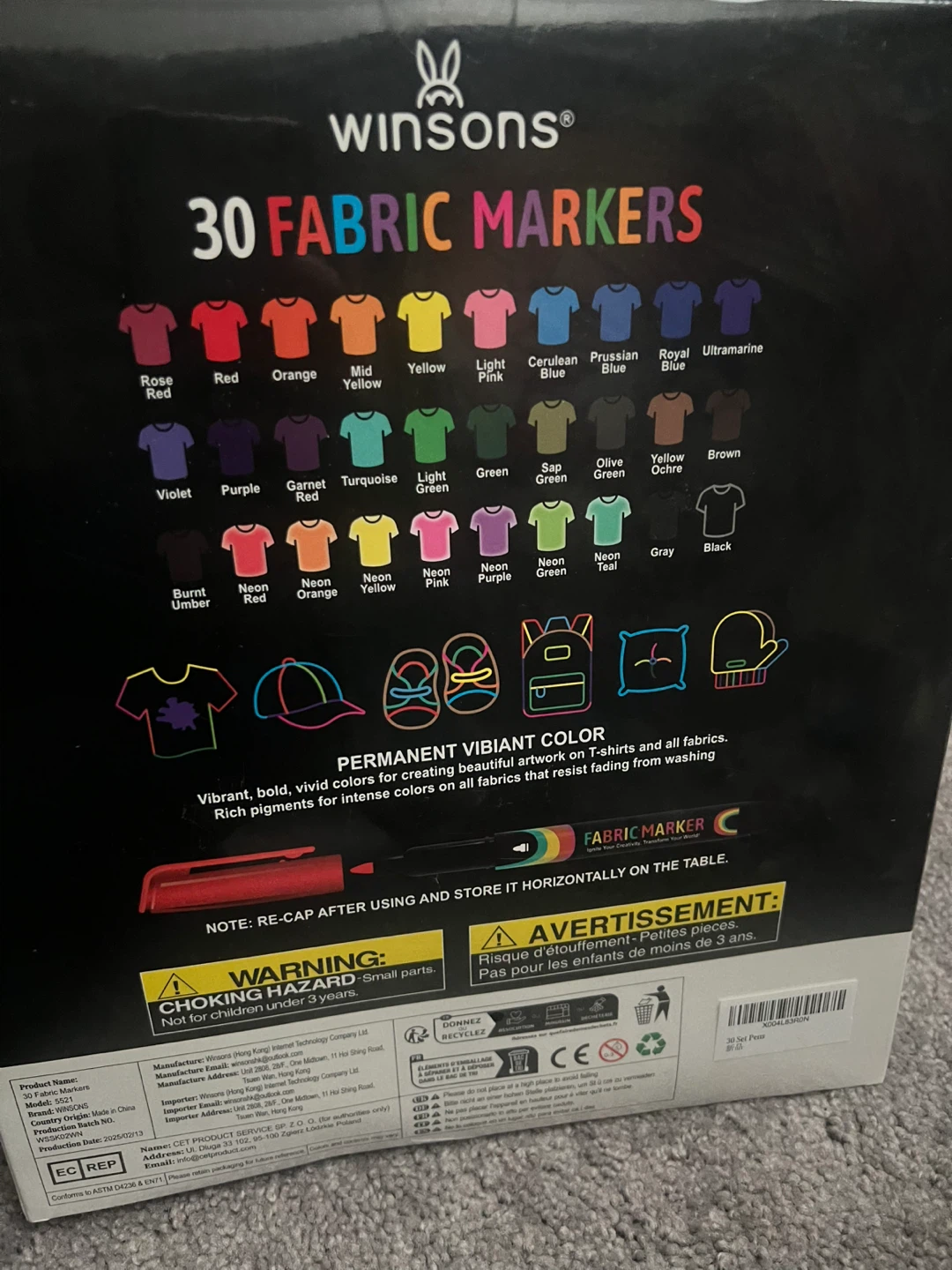 New Fabric Markers Set of 30 - photo 2